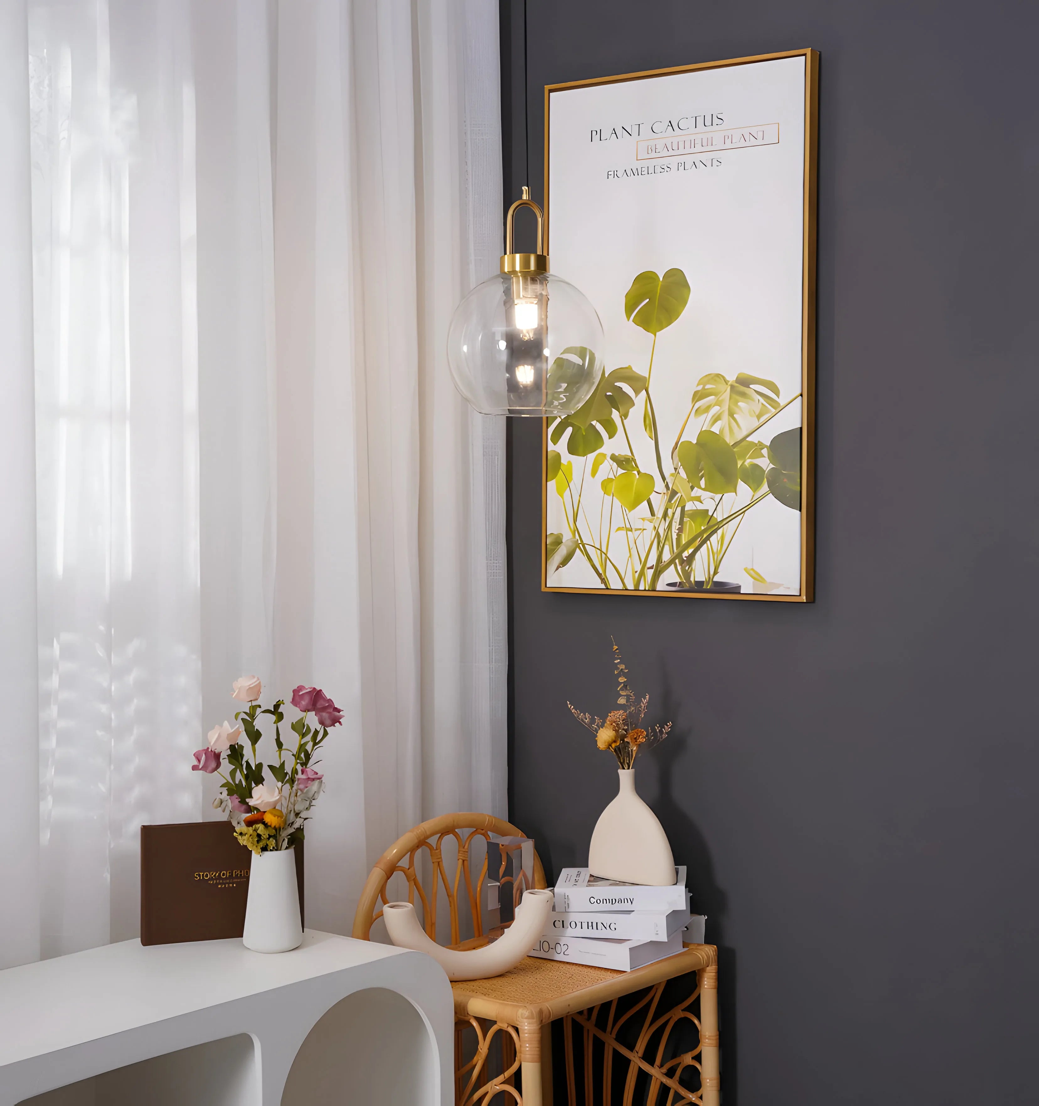 Pendulum Glass Pendant Lamp - Yiarolight