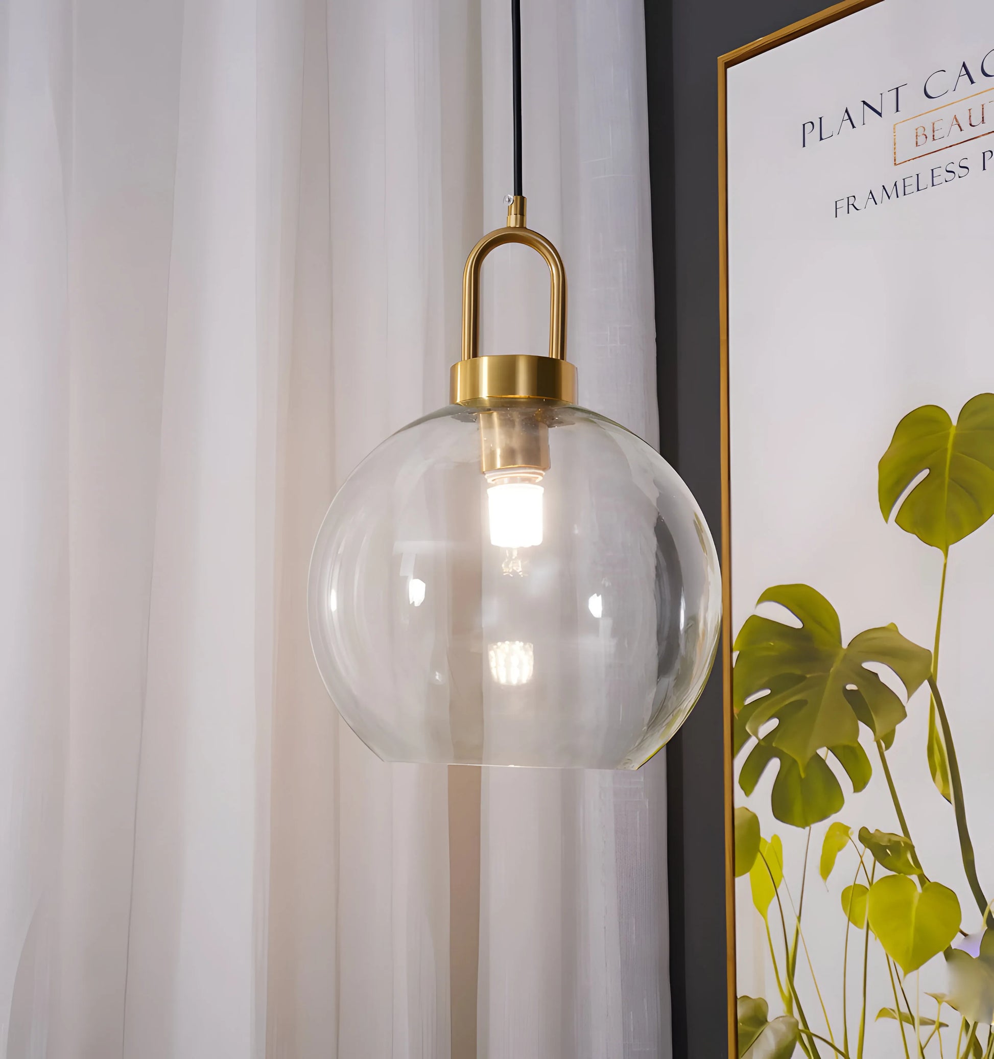 Pendulum Glass Pendant Lamp - Yiarolight