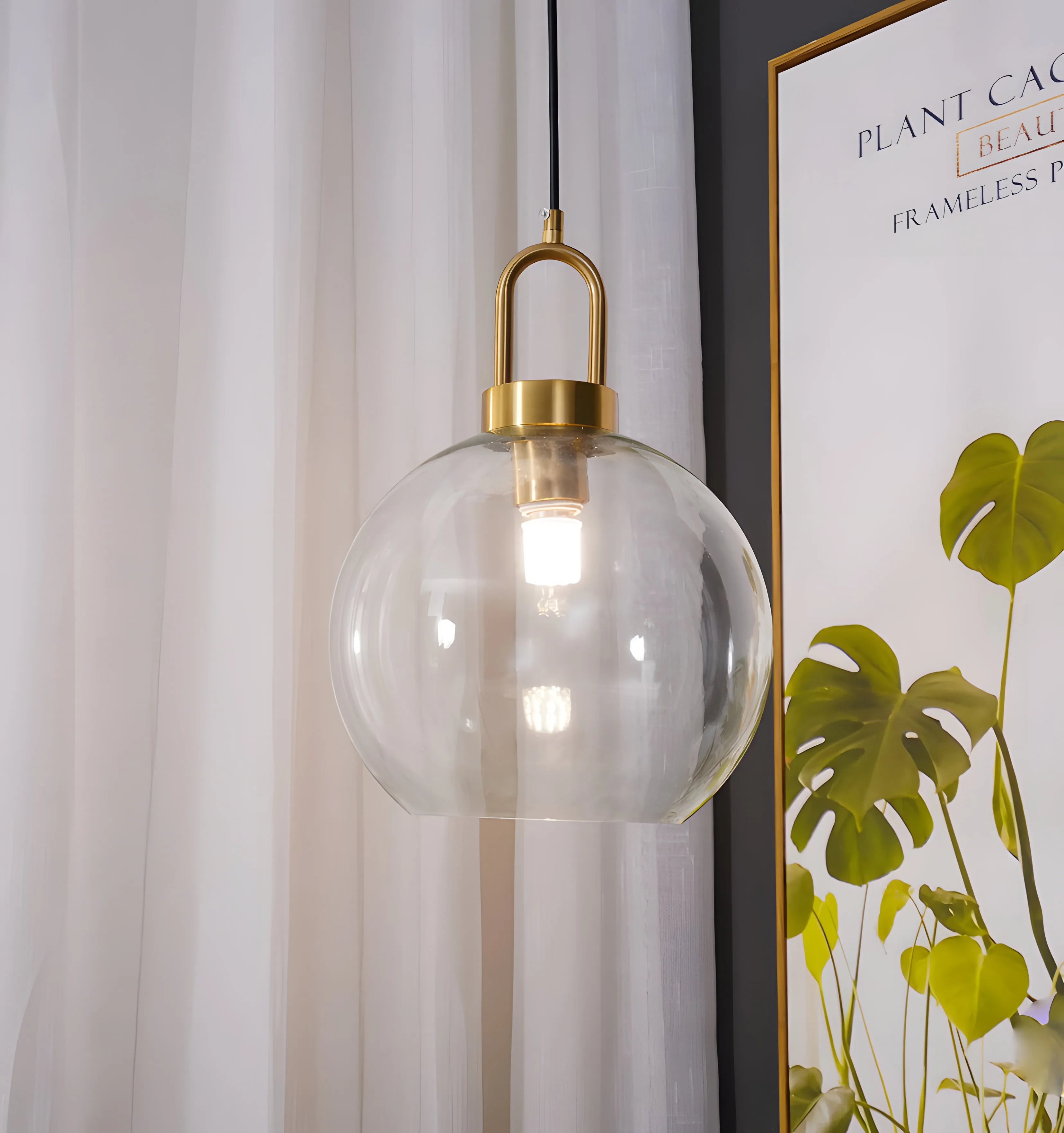 Pendulum Glass Pendant Lamp - Yiarolight