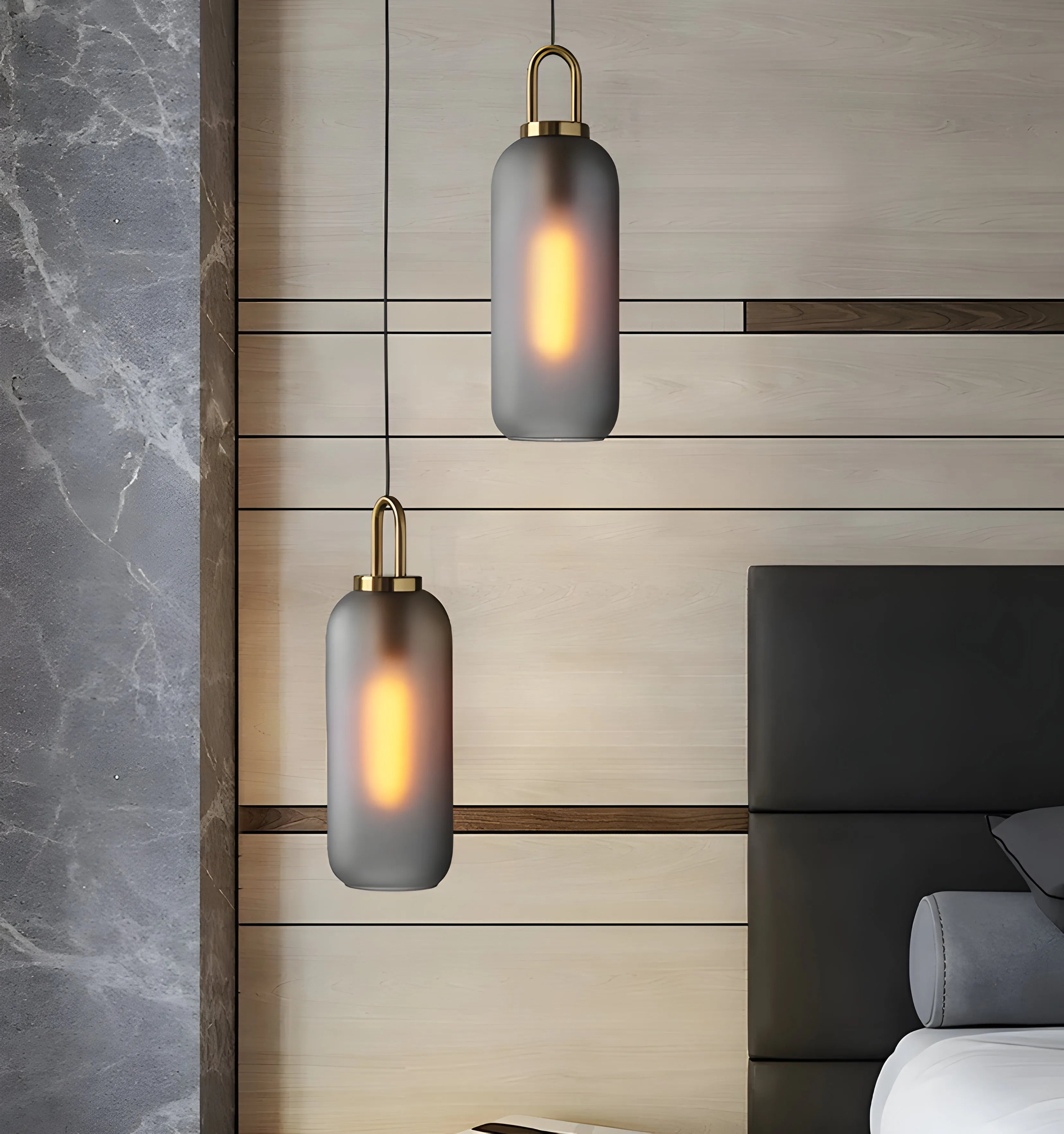 Pendulum Glass Pendant Lamp - Yiarolight