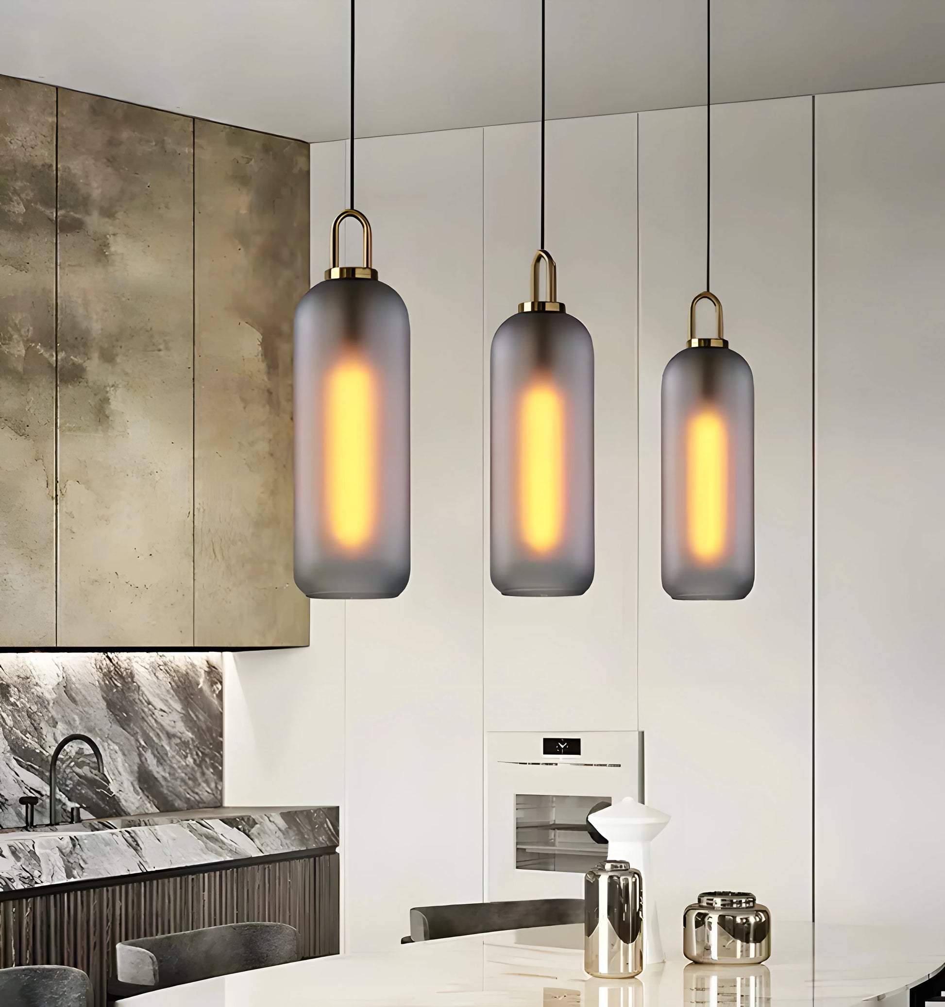 Pendulum Glass Pendant Lamp - Yiarolight