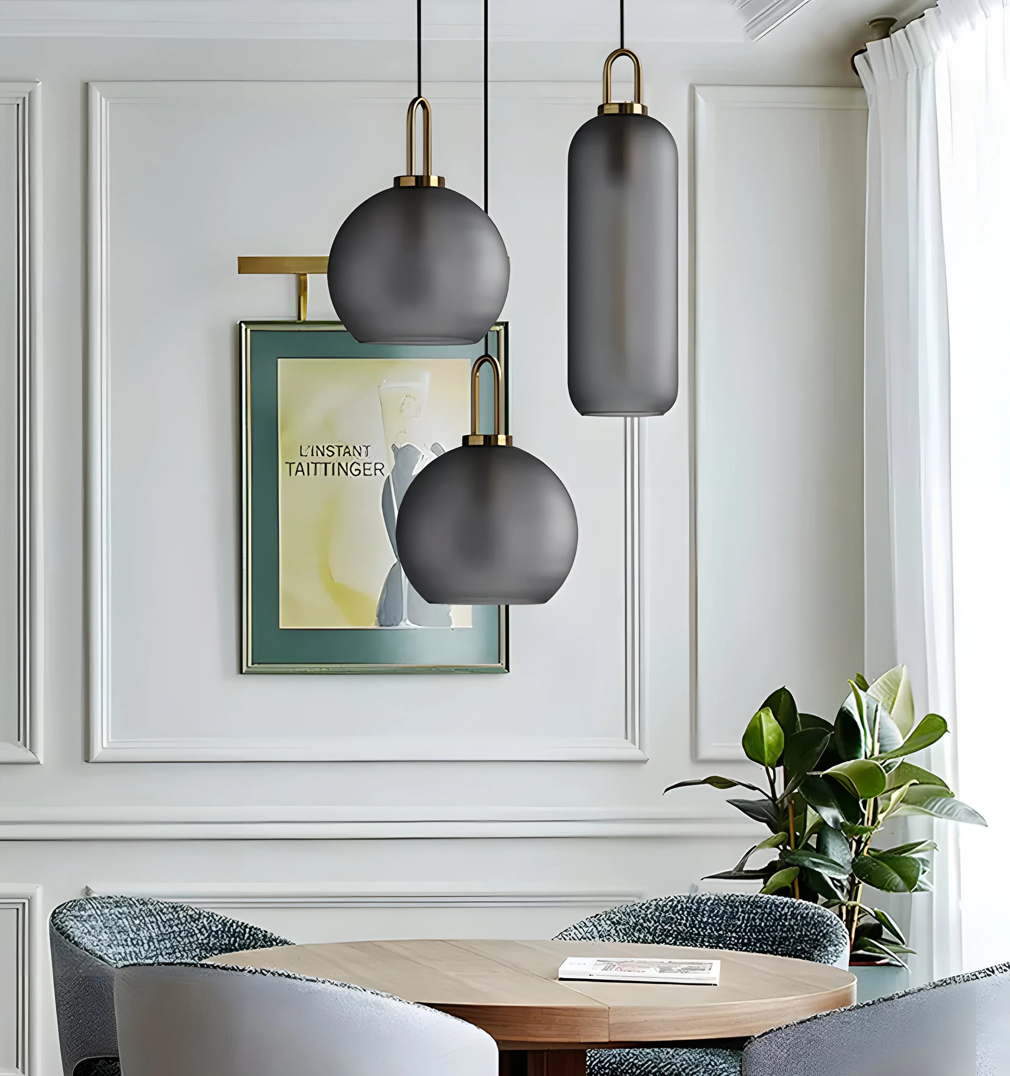 Pendulum Glass Pendant Lamp - Yiarolight