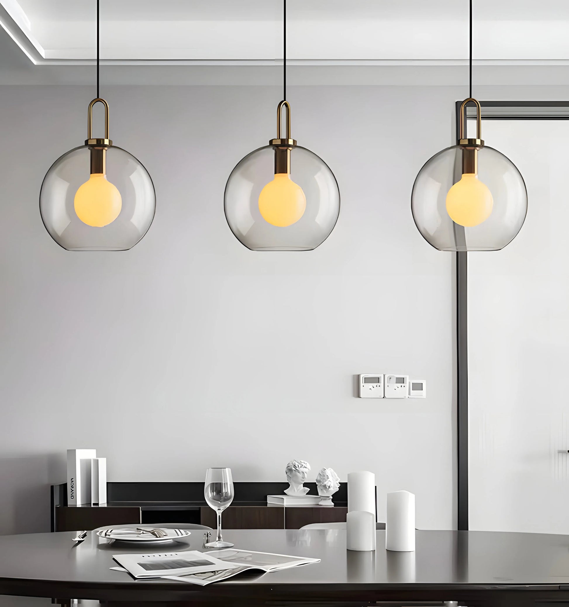 Pendulum Glass Pendant Lamp - Yiarolight