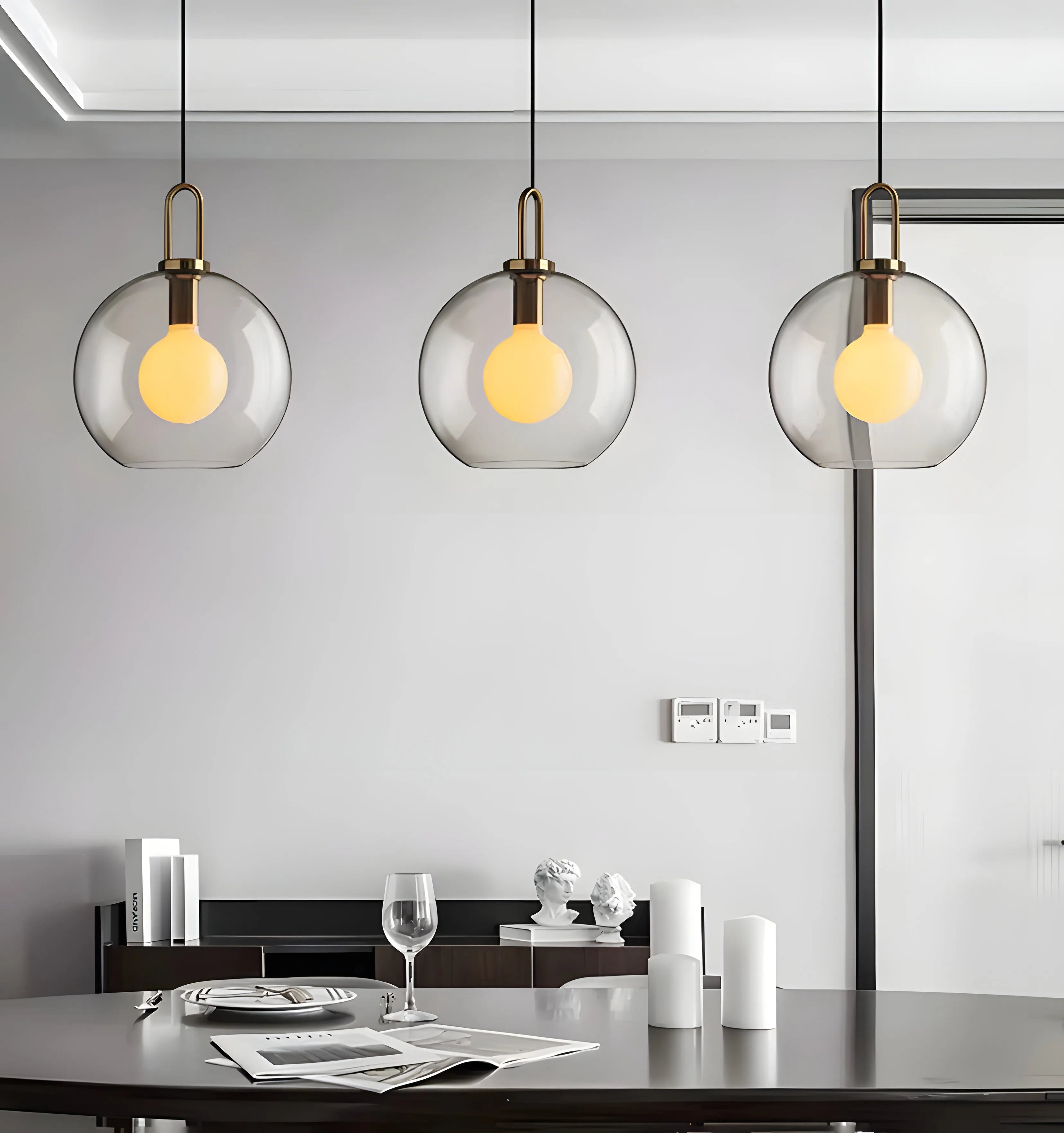 Pendulum Glass Pendant Lamp - Yiarolight