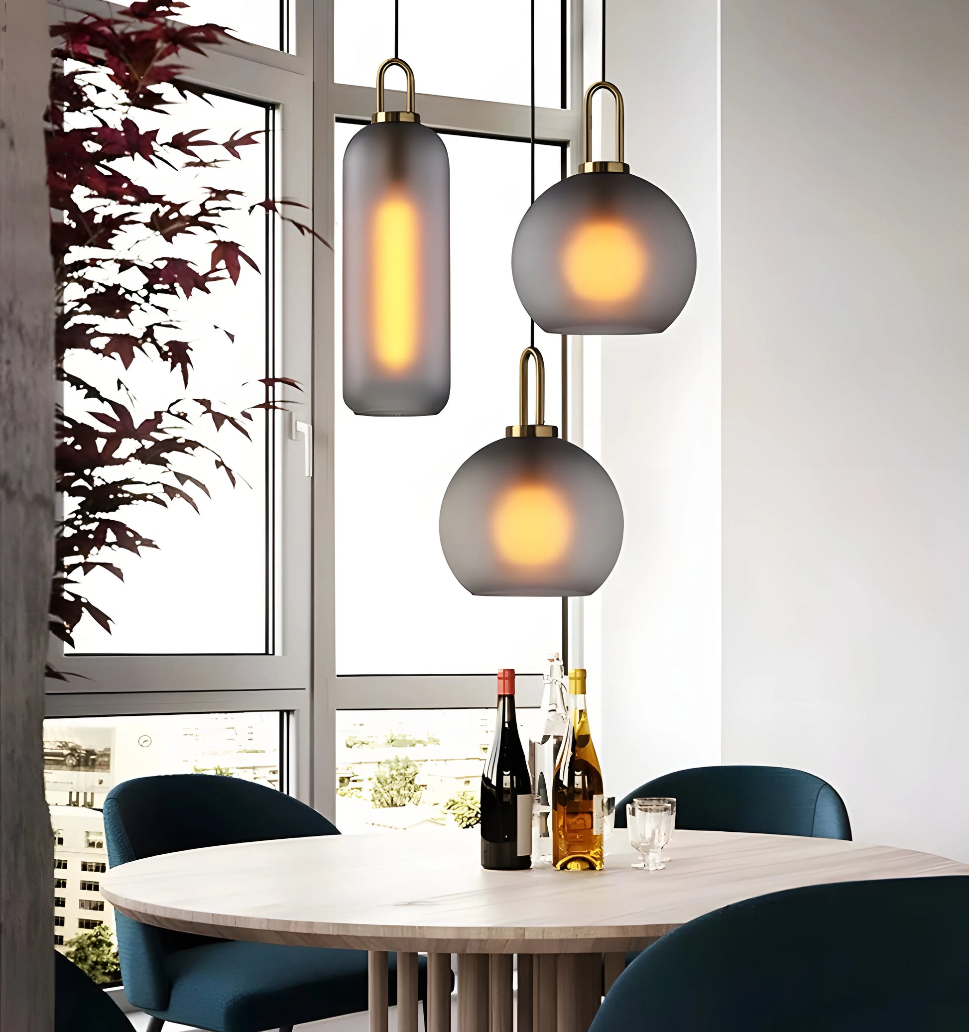 Pendulum Glass Pendant Lamp - Yiarolight