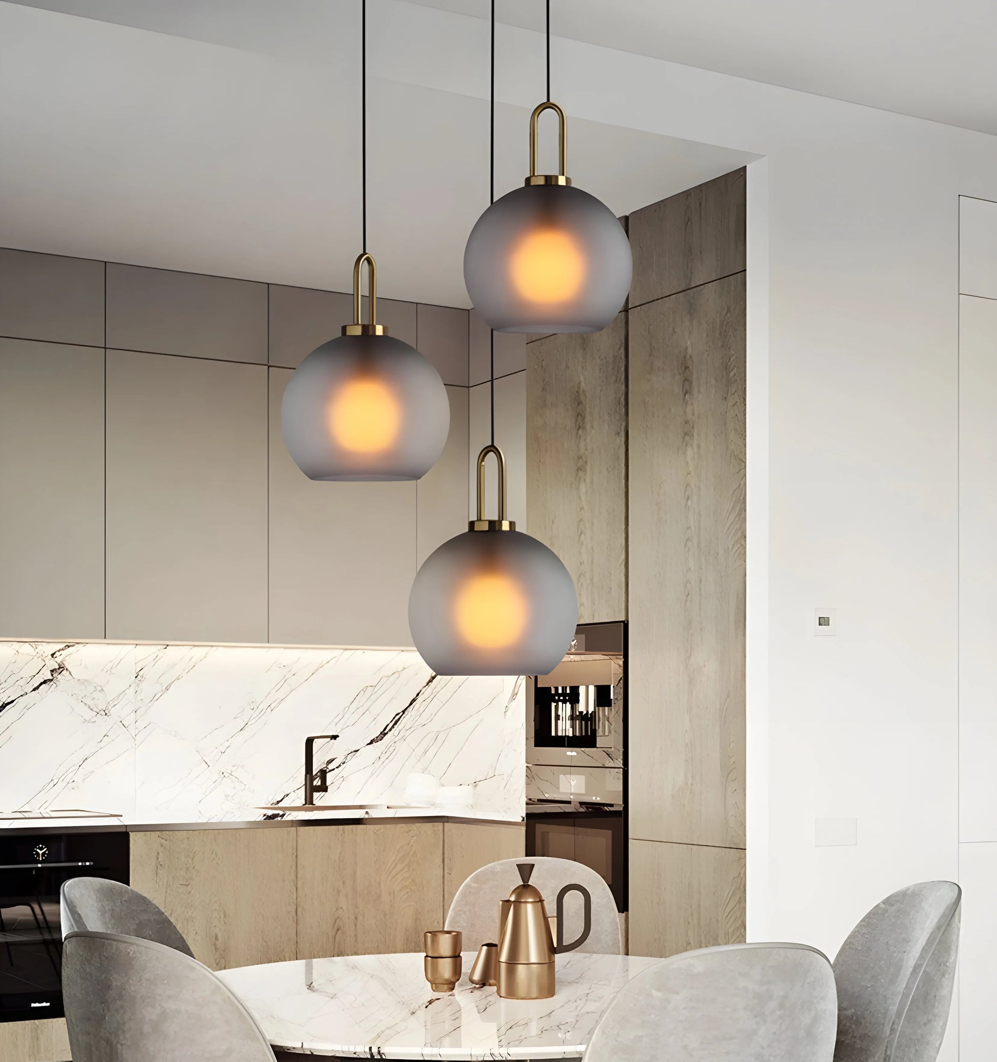 Pendulum Glass Pendant Lamp - Yiarolight