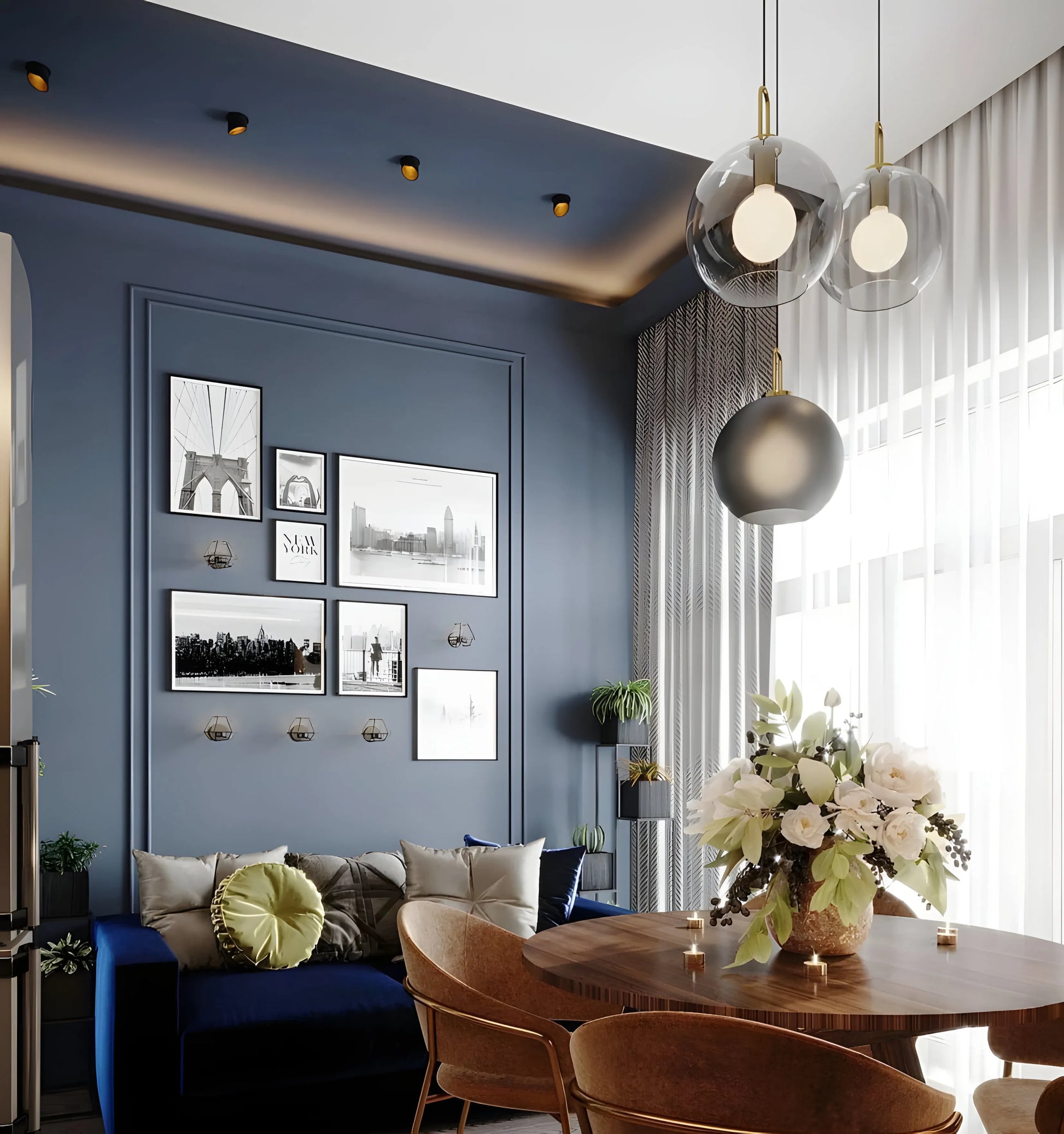 Pendulum Glass Pendant Lamp - Yiarolight