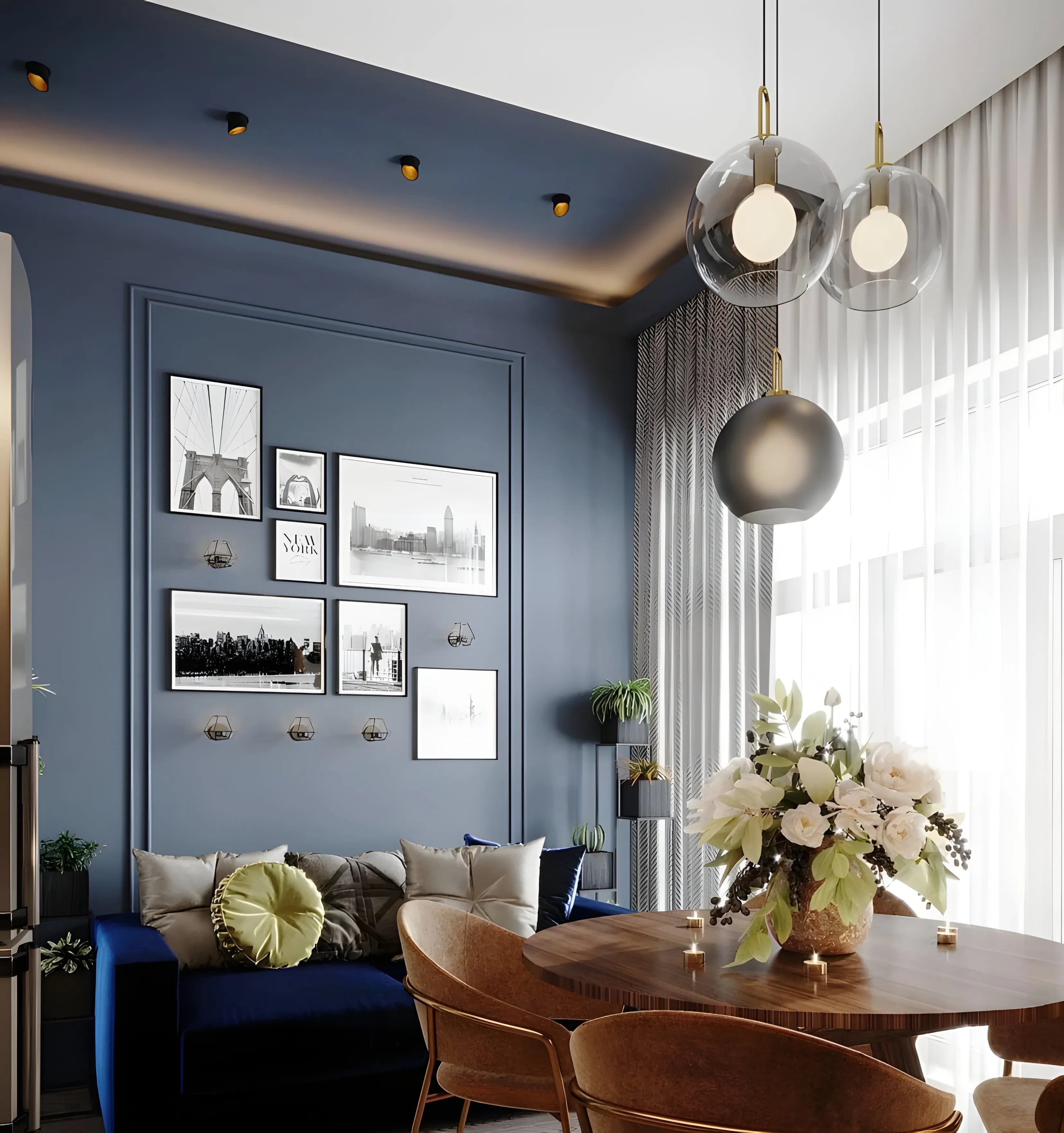 Pendulum Glass Pendant Lamp - Yiarolight