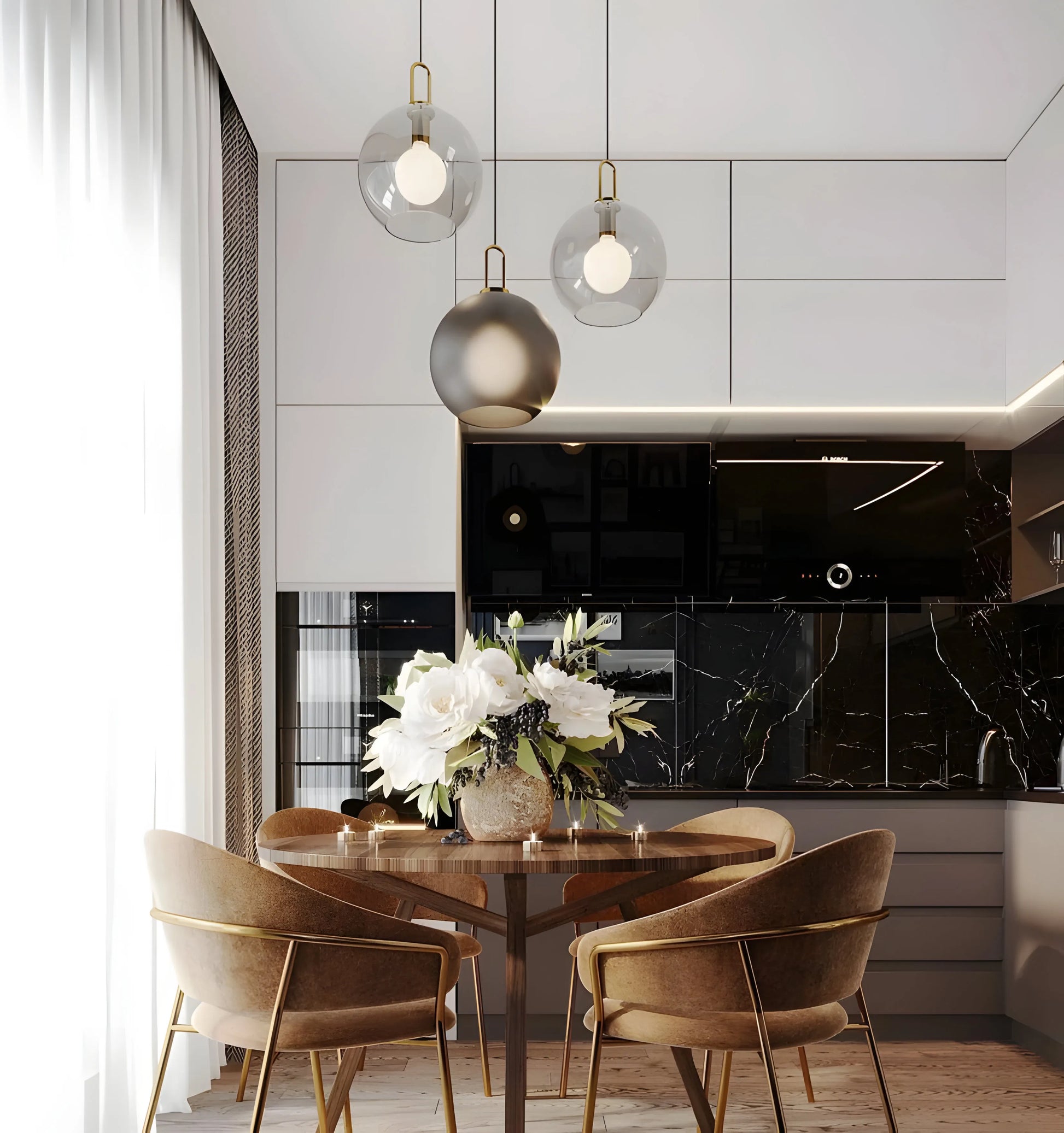 Pendulum Glass Pendant Lamp - Yiarolight
