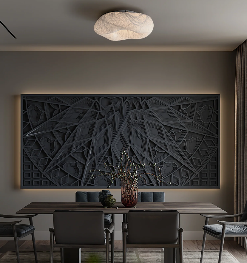 Yunduo Silk Ceiling Lamp - Yiarolight