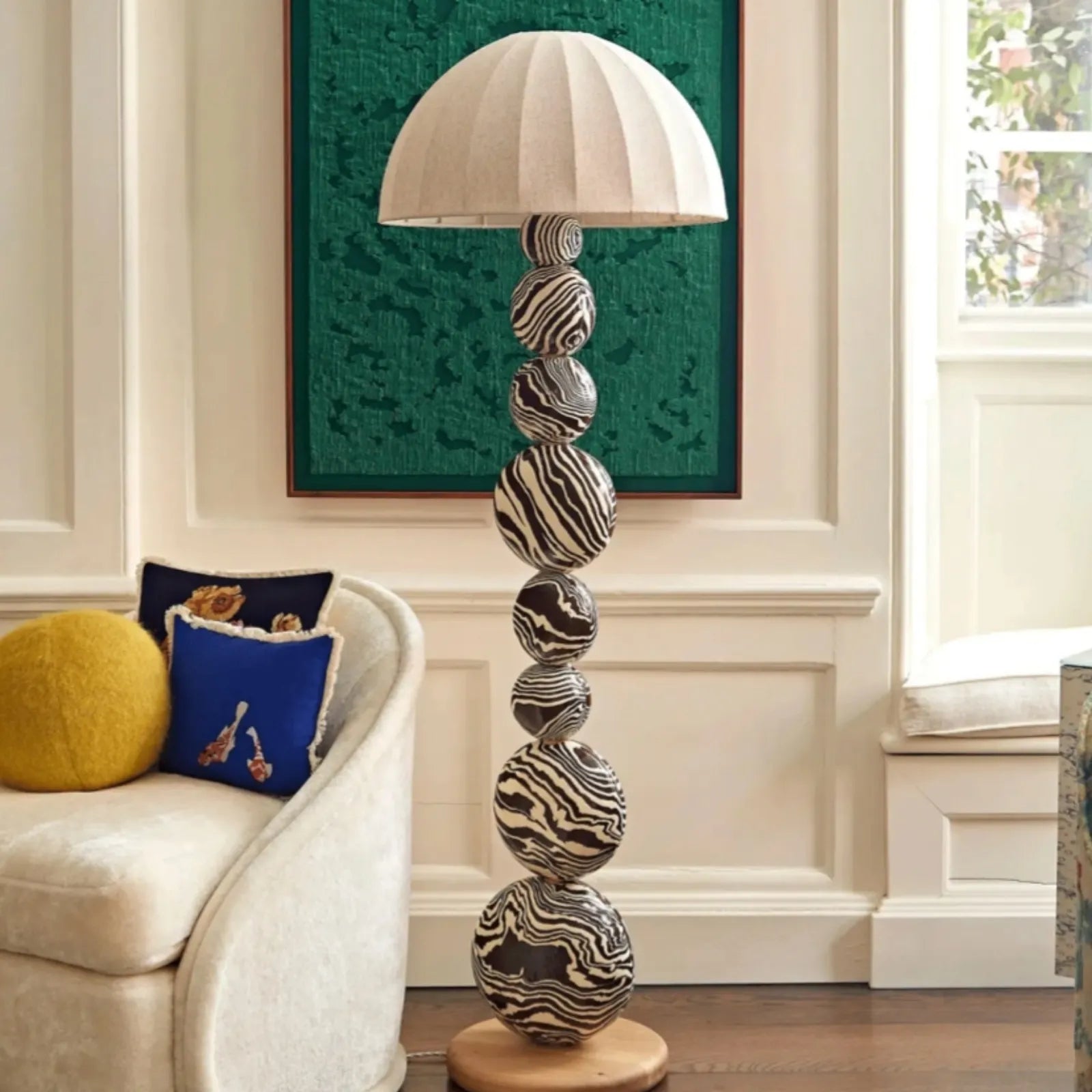 Zebra Floor Lamp
