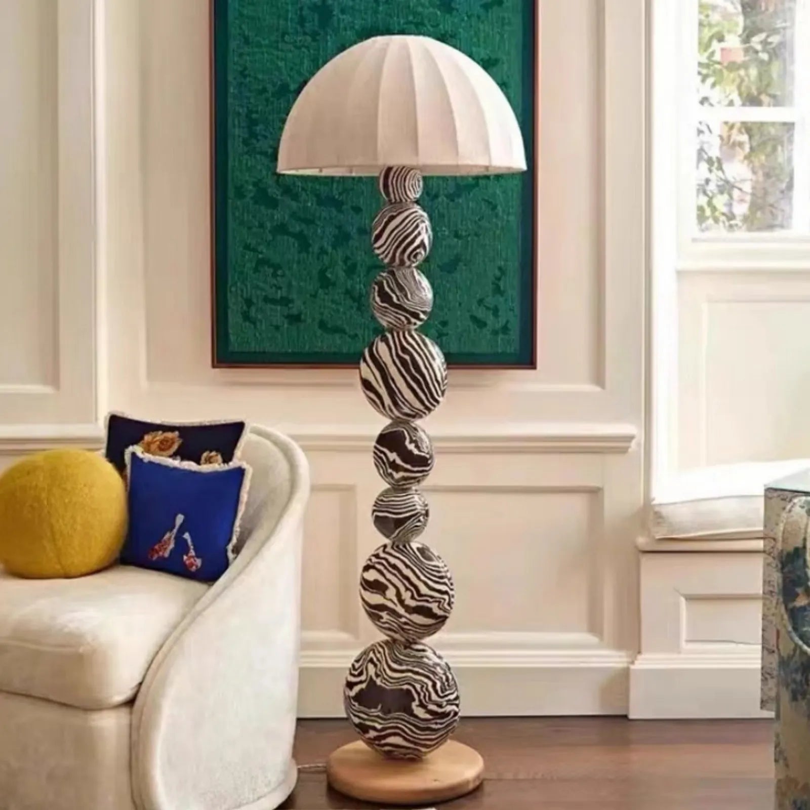Zebra Floor Lamp