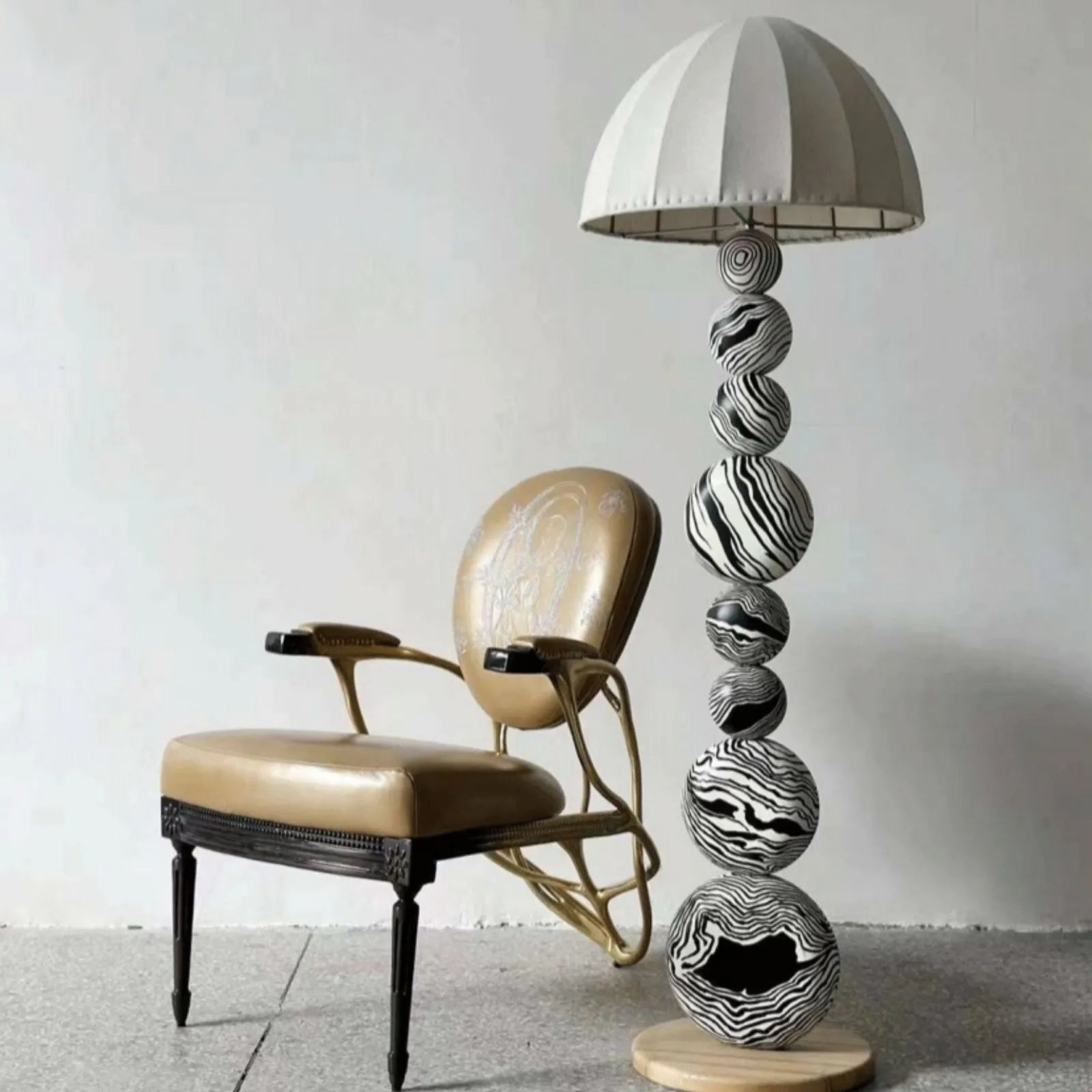 Zebra Floor Lamp