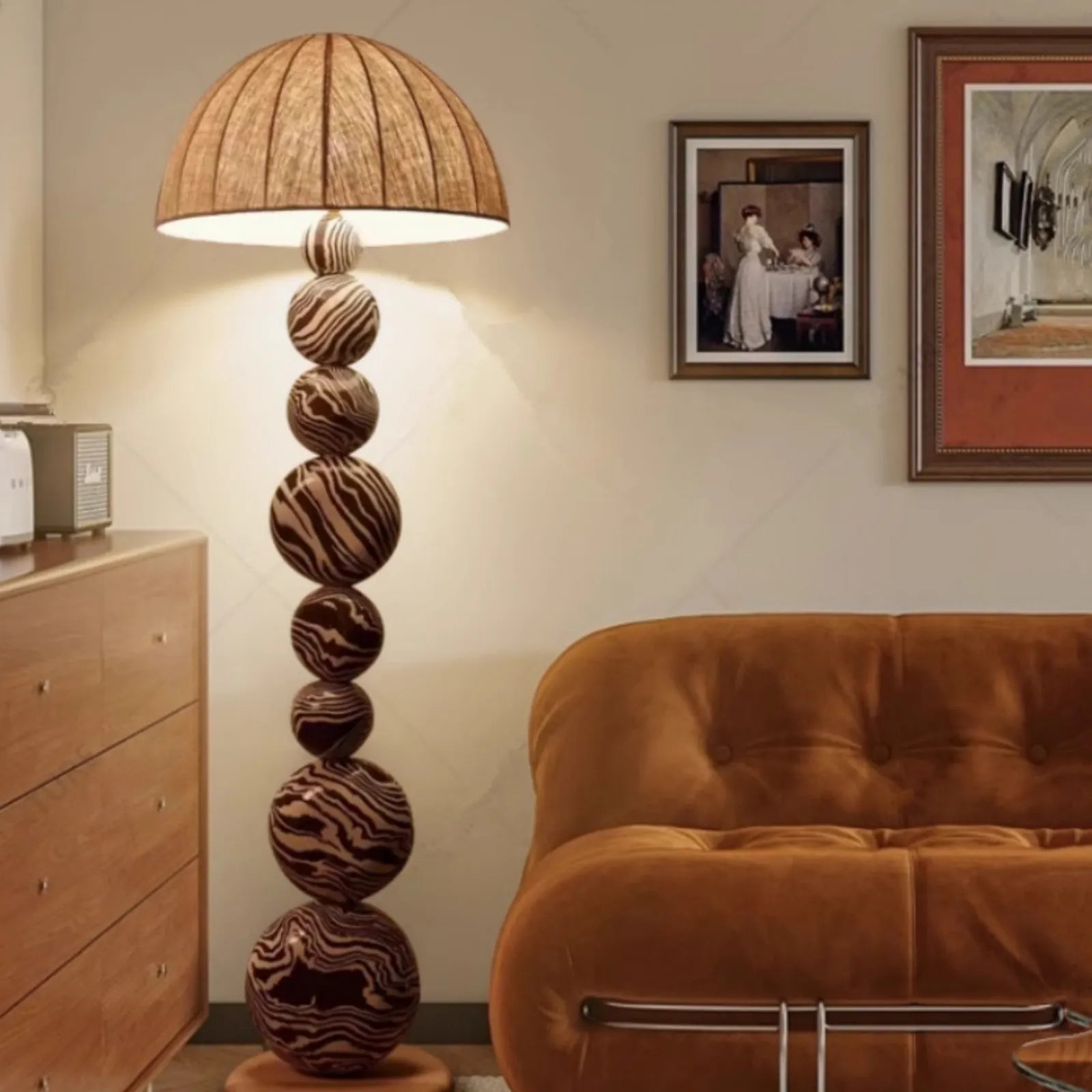 Zebra Floor Lamp