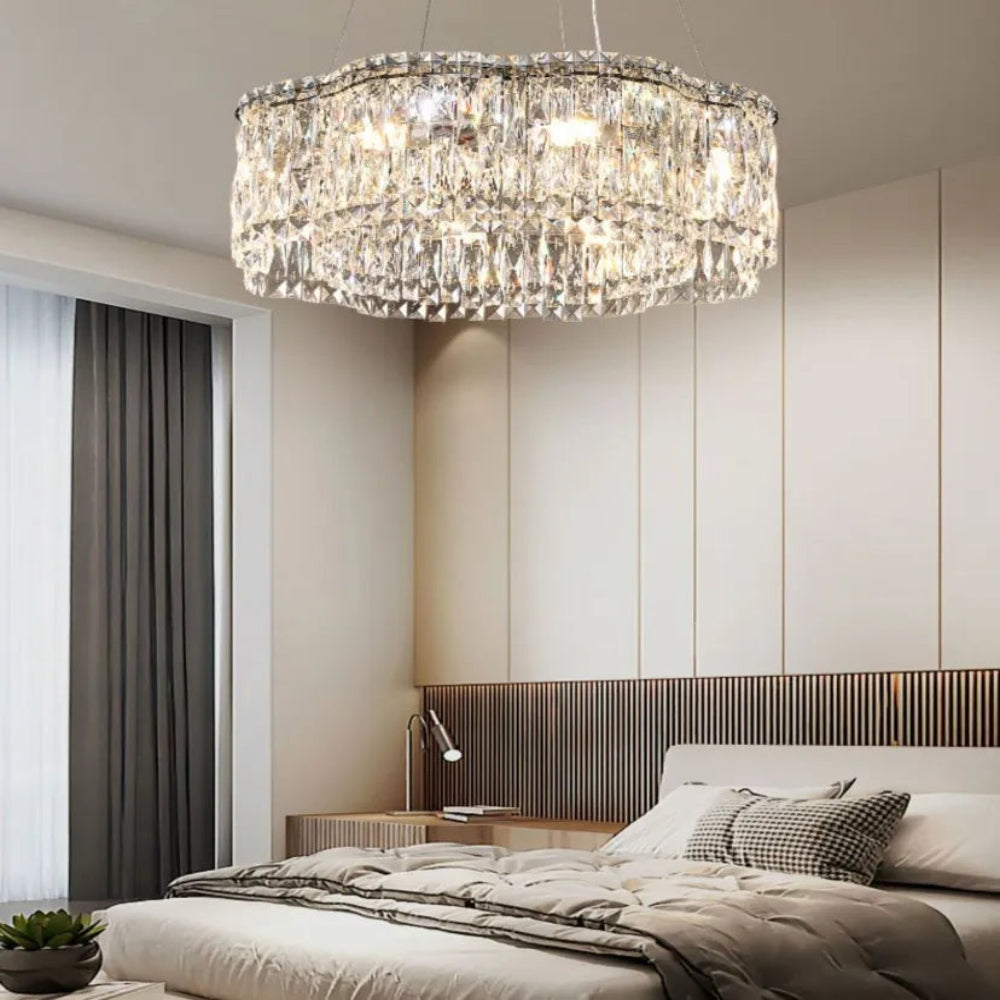 Avery Crystal Chandelier - Auraolight