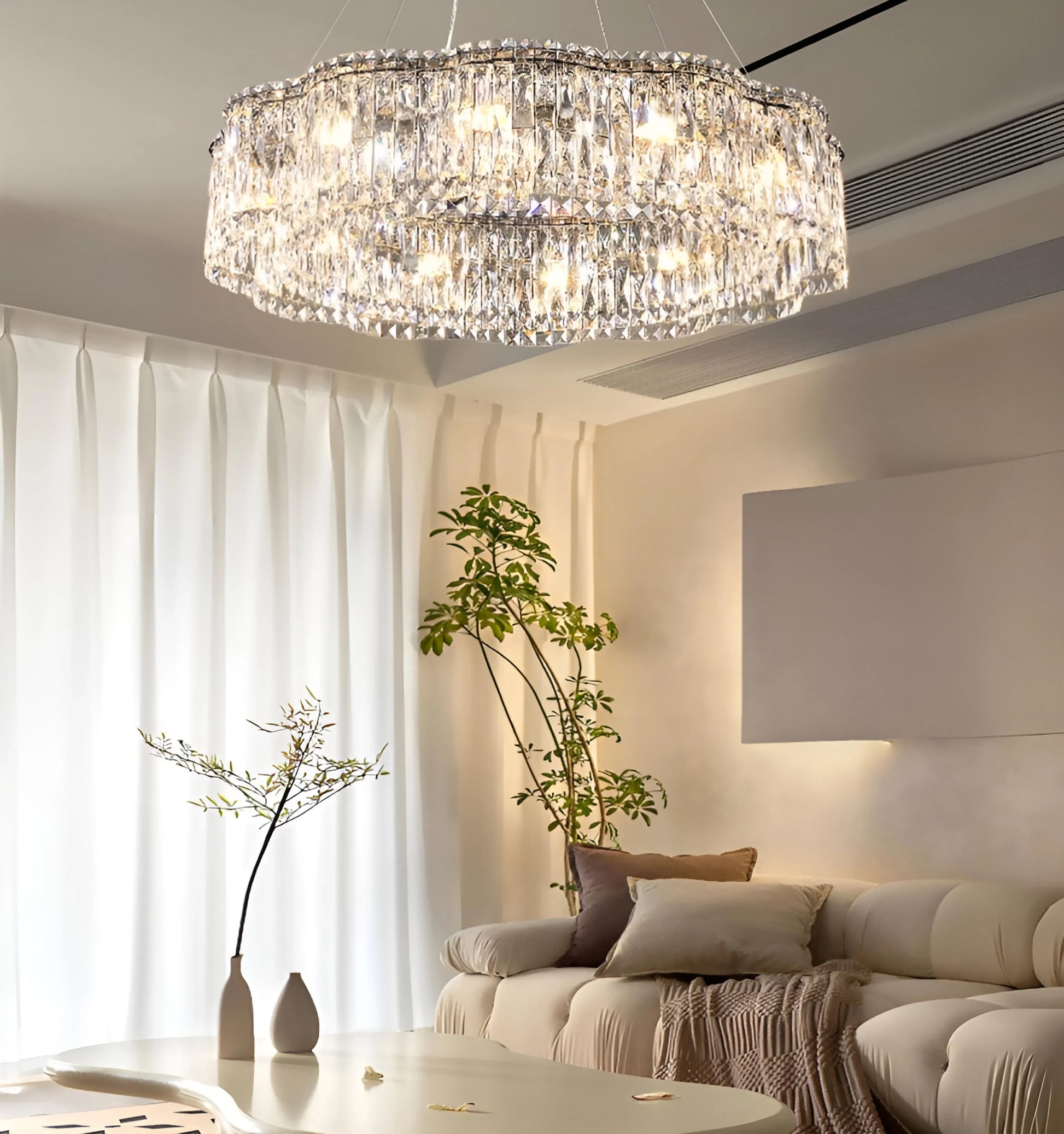 Avery Crystal Chandelier - Auraolight