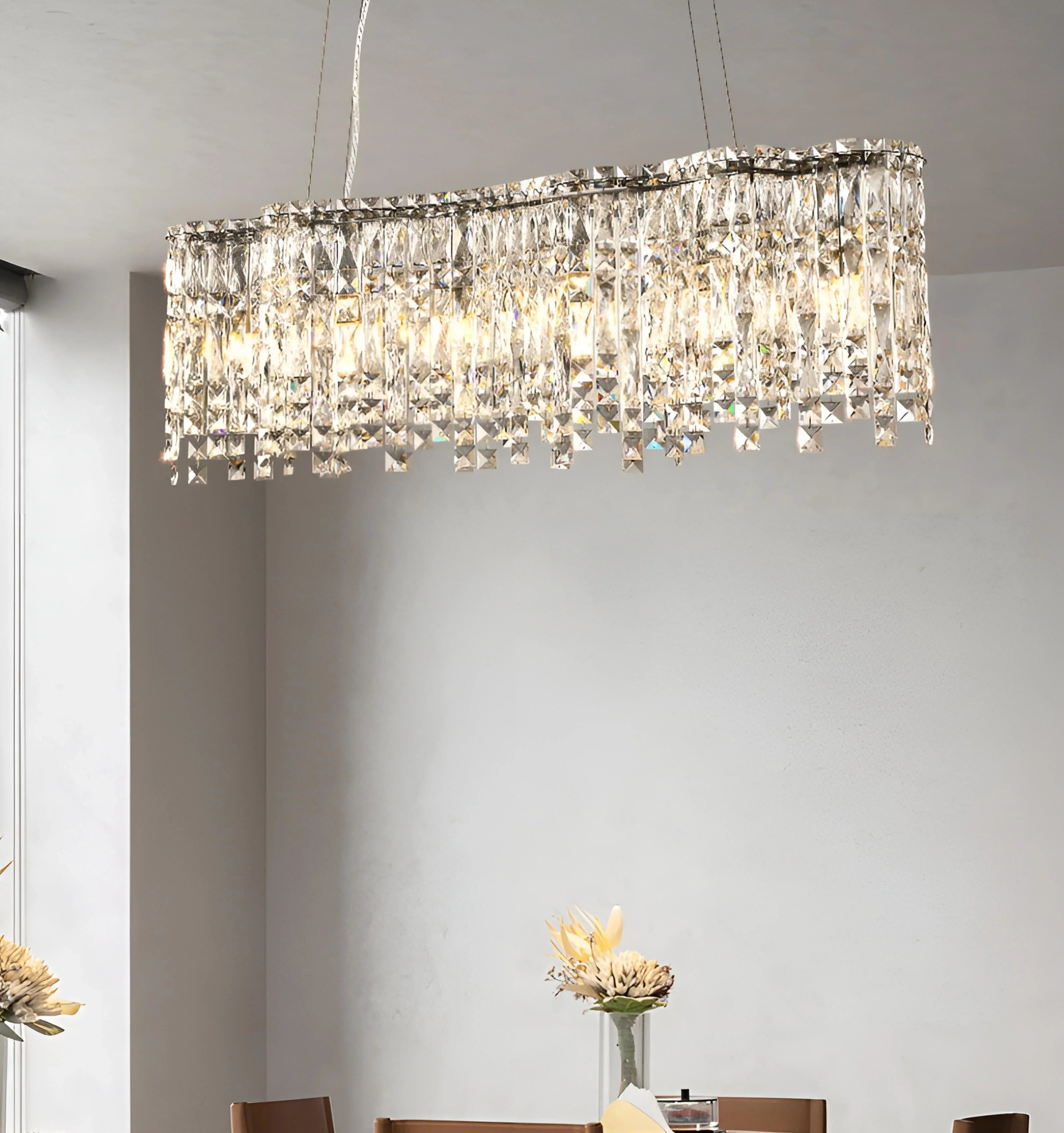 Avery Crystal Chandelier - Auraolight