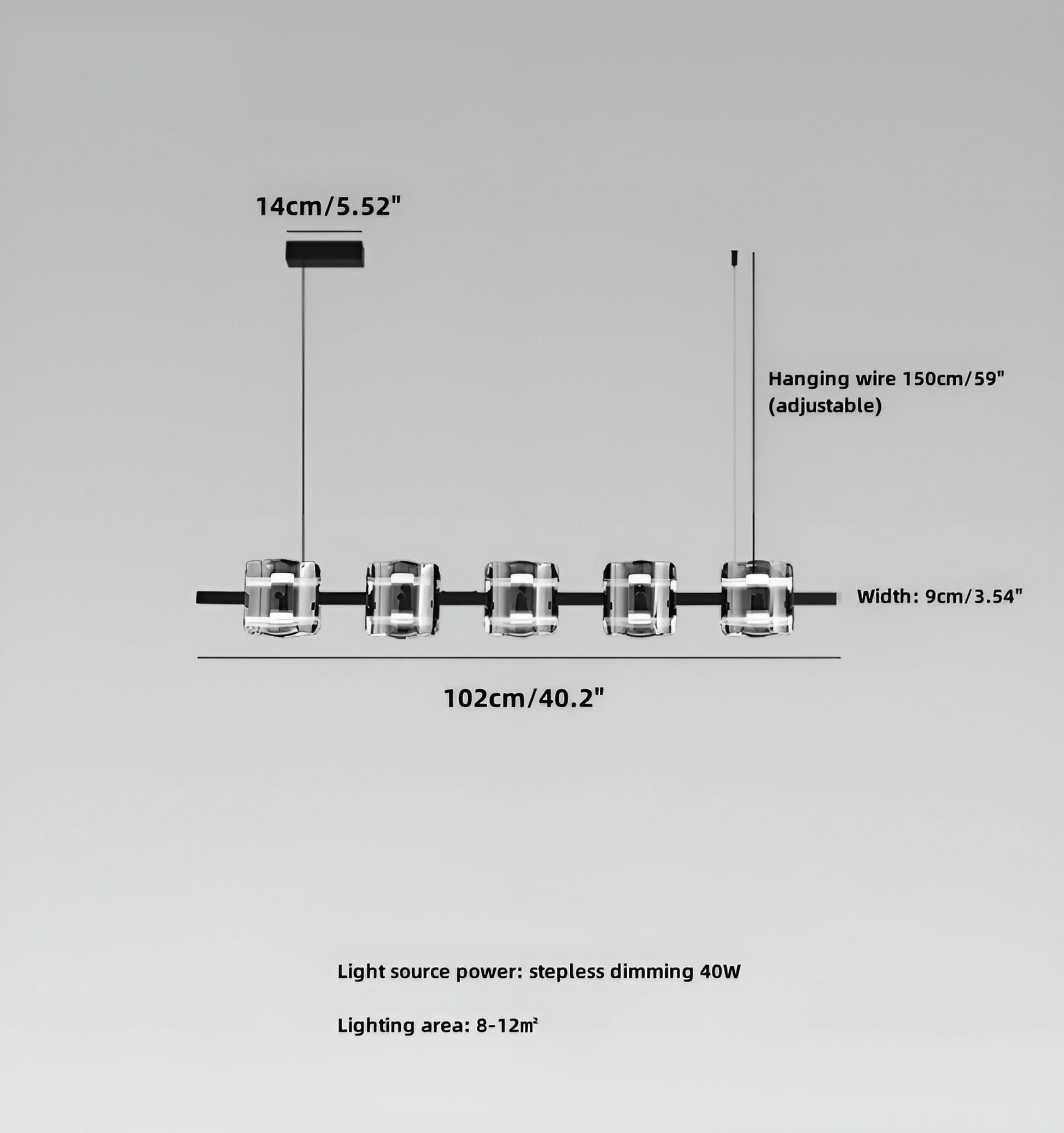 Corlota Chandelier - Auraolight