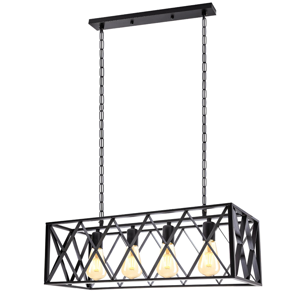Farmhouse Rectangular Chandelier - Auraolight