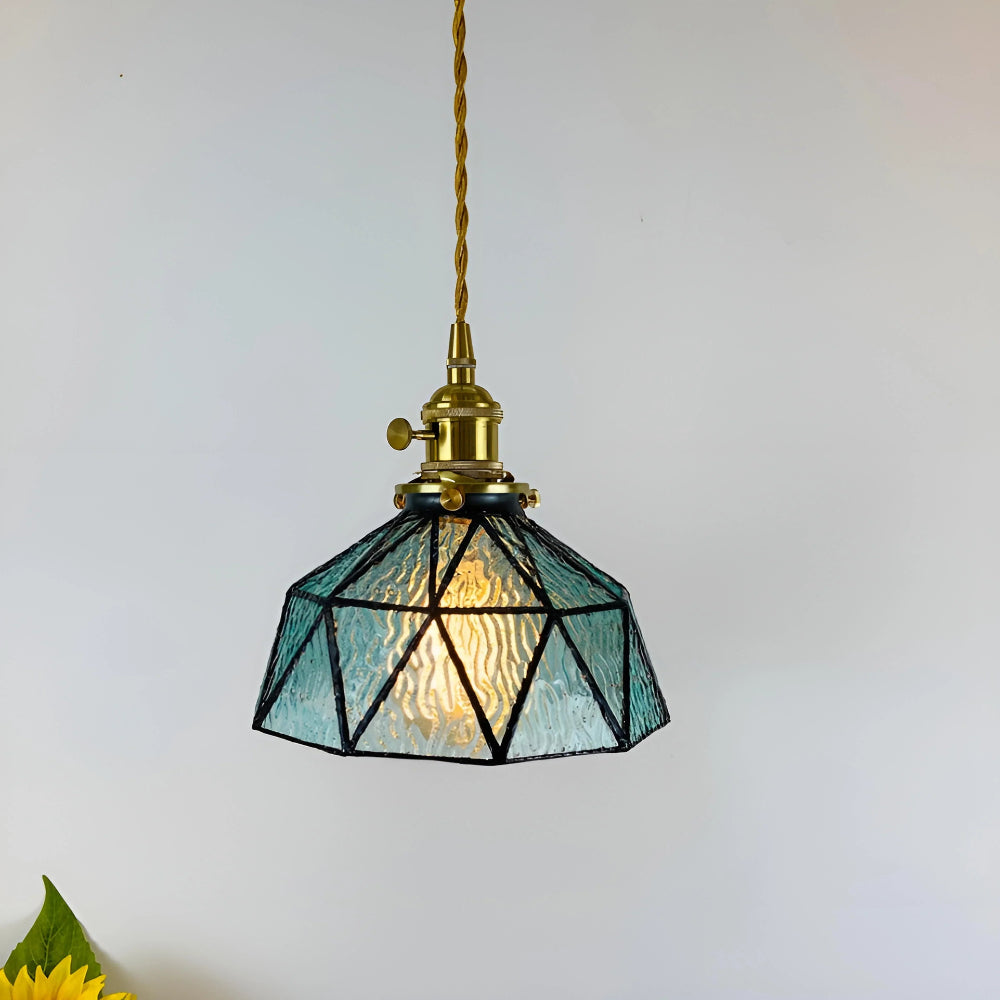Hand-Pieced Glass Pendant Light - Auraolight