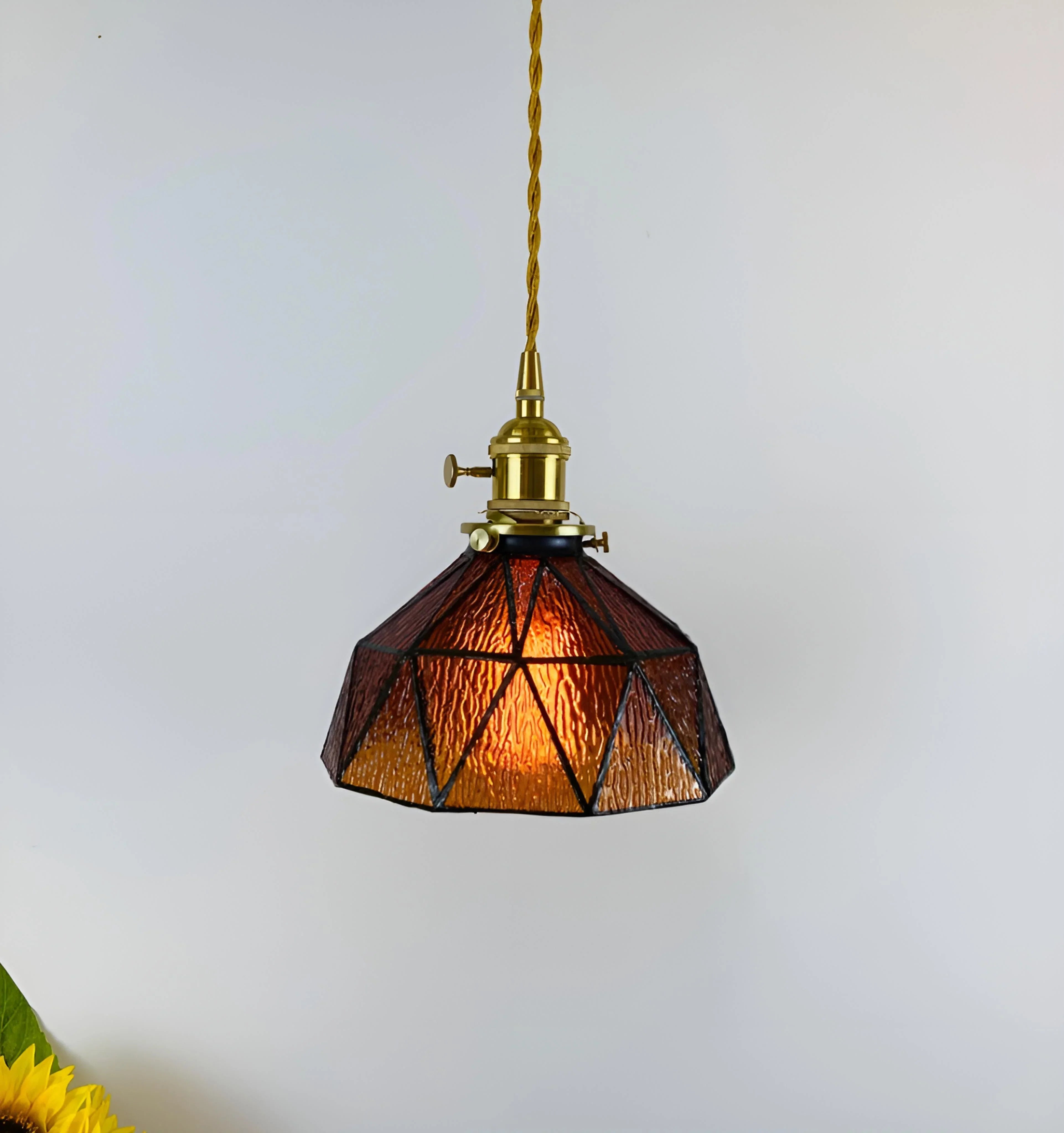 Hand-Pieced Glass Pendant Light - Auraolight