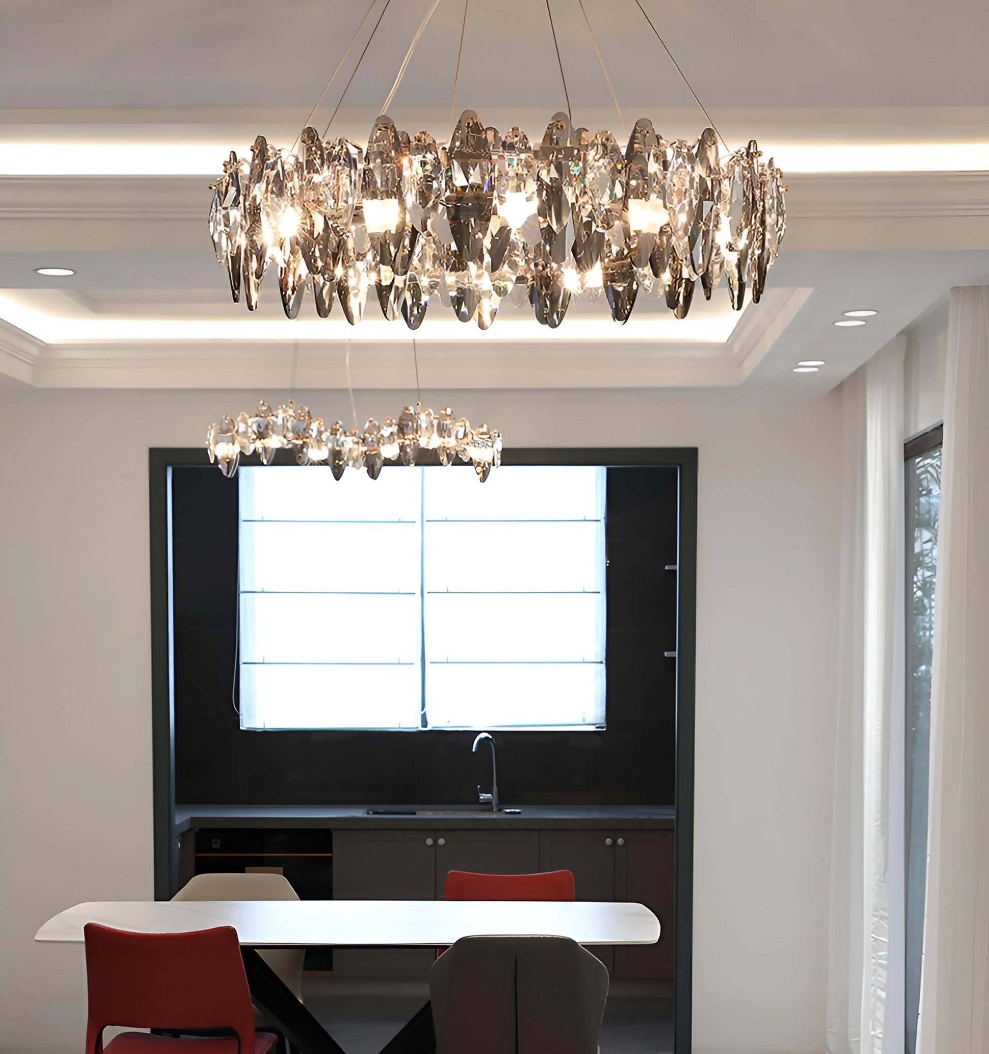 Jonas Crystal Chandelier - Auraolight