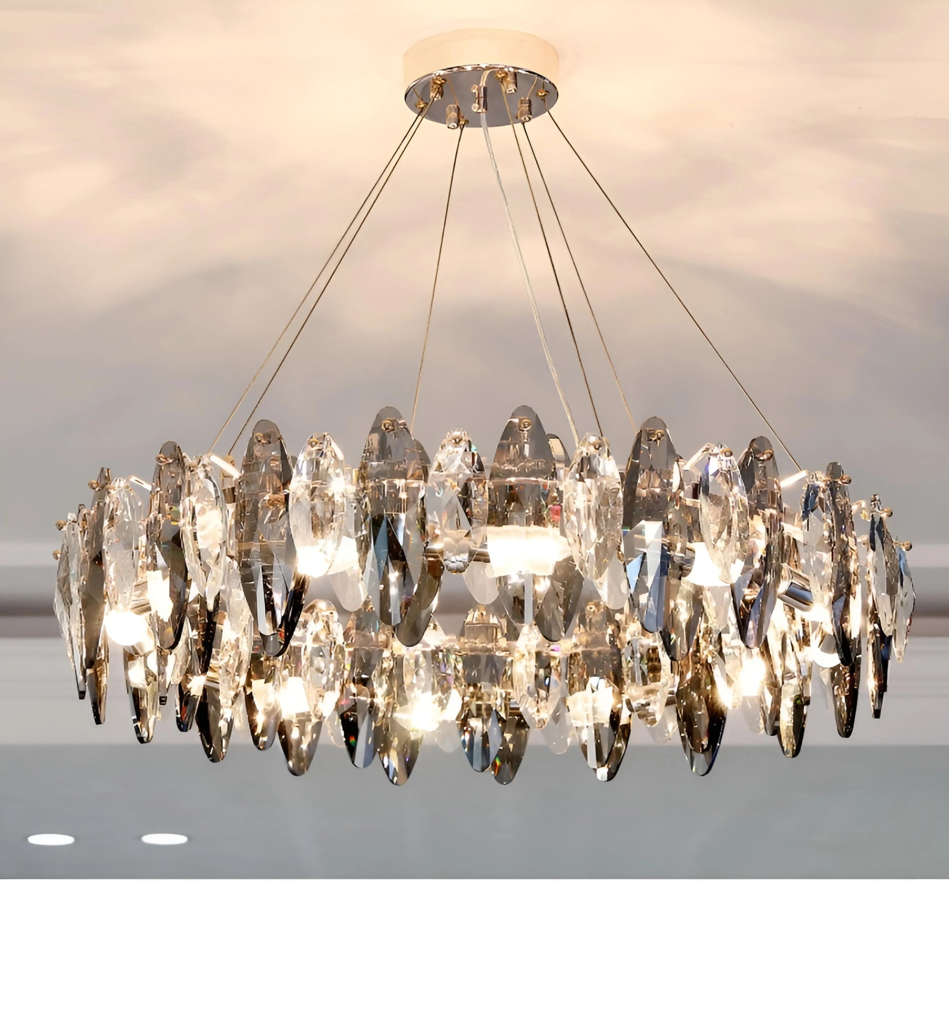 Jonas Crystal Chandelier - Auraolight