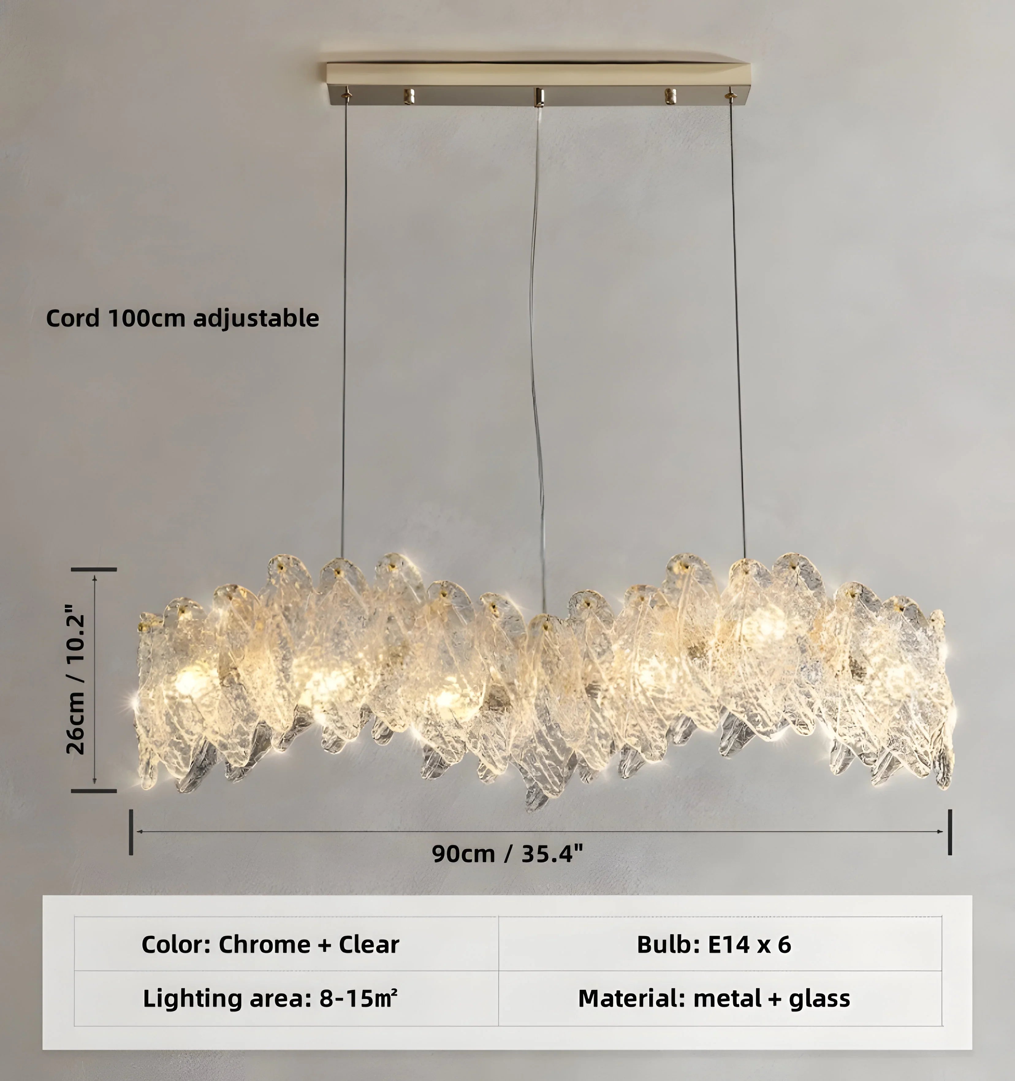 Leaf Vein Chandelier - Auraolight