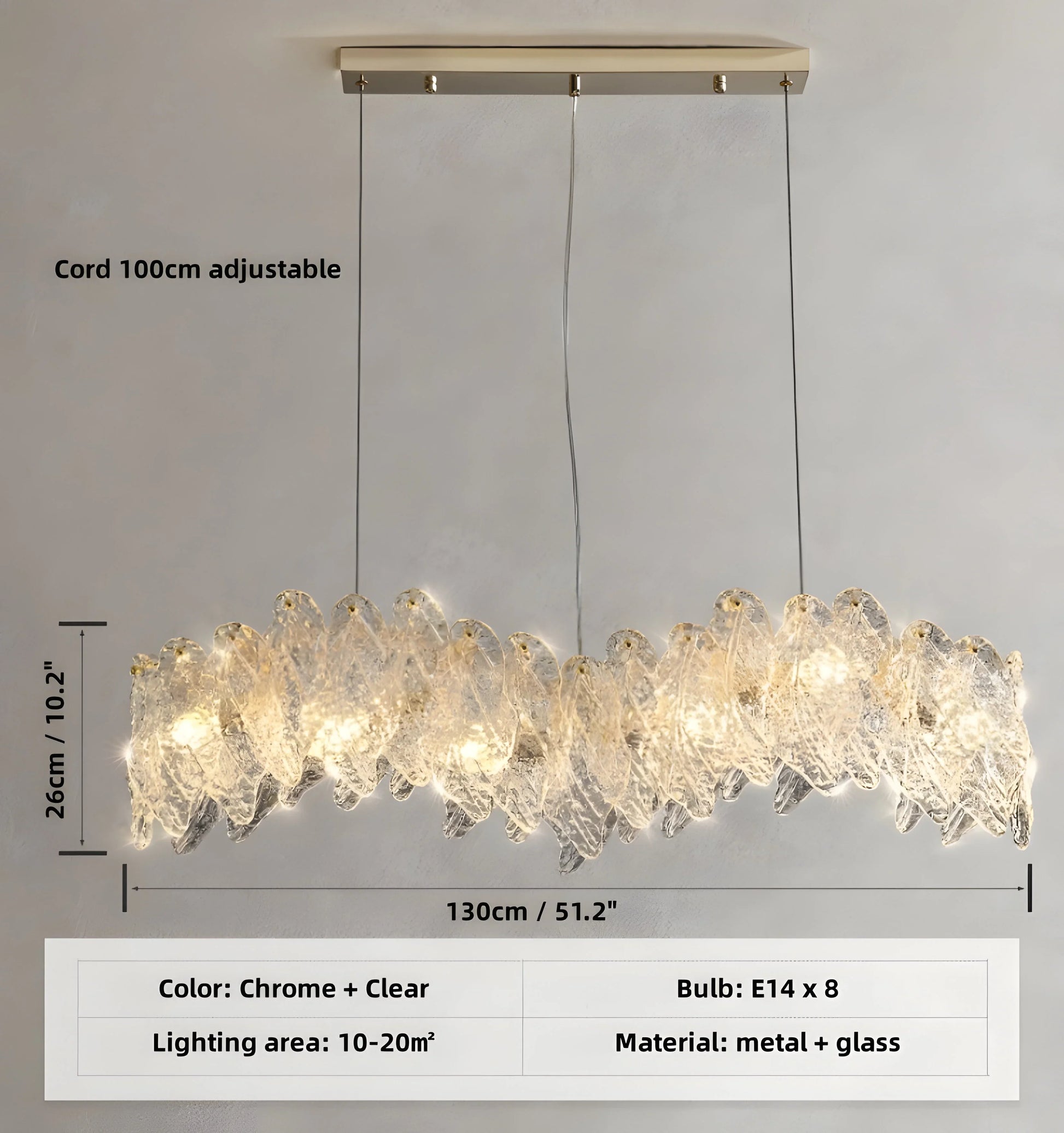 Leaf Vein Chandelier - Auraolight