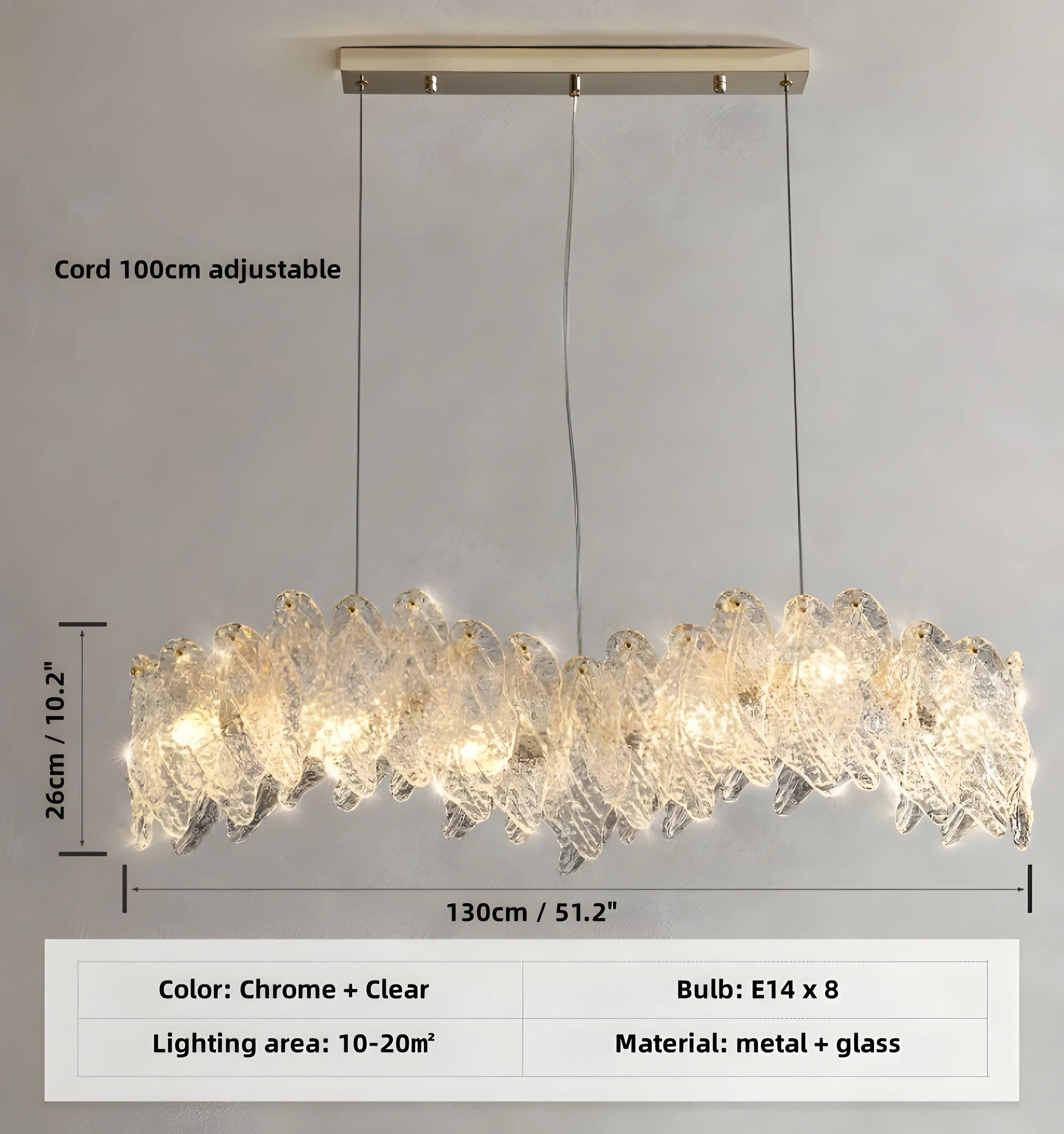 Leaf Vein Chandelier - Auraolight