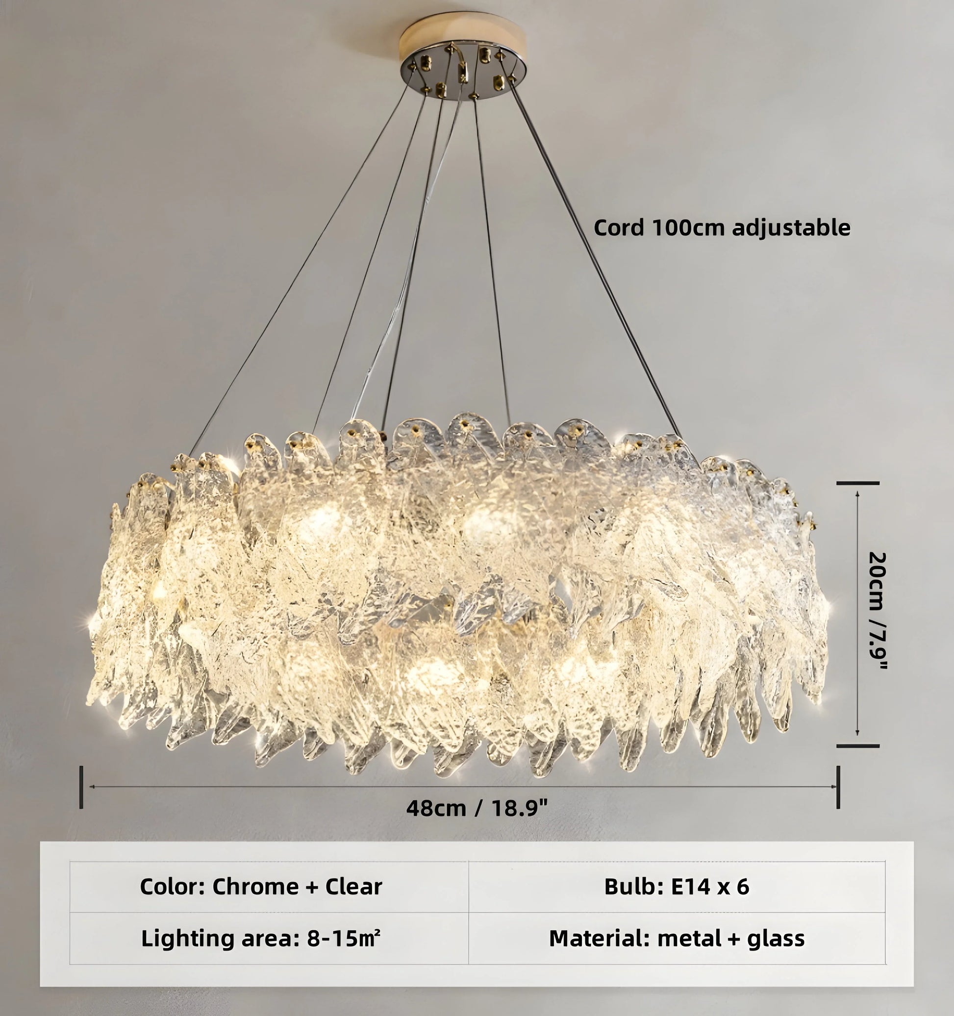 Leaf Vein Chandelier - Auraolight