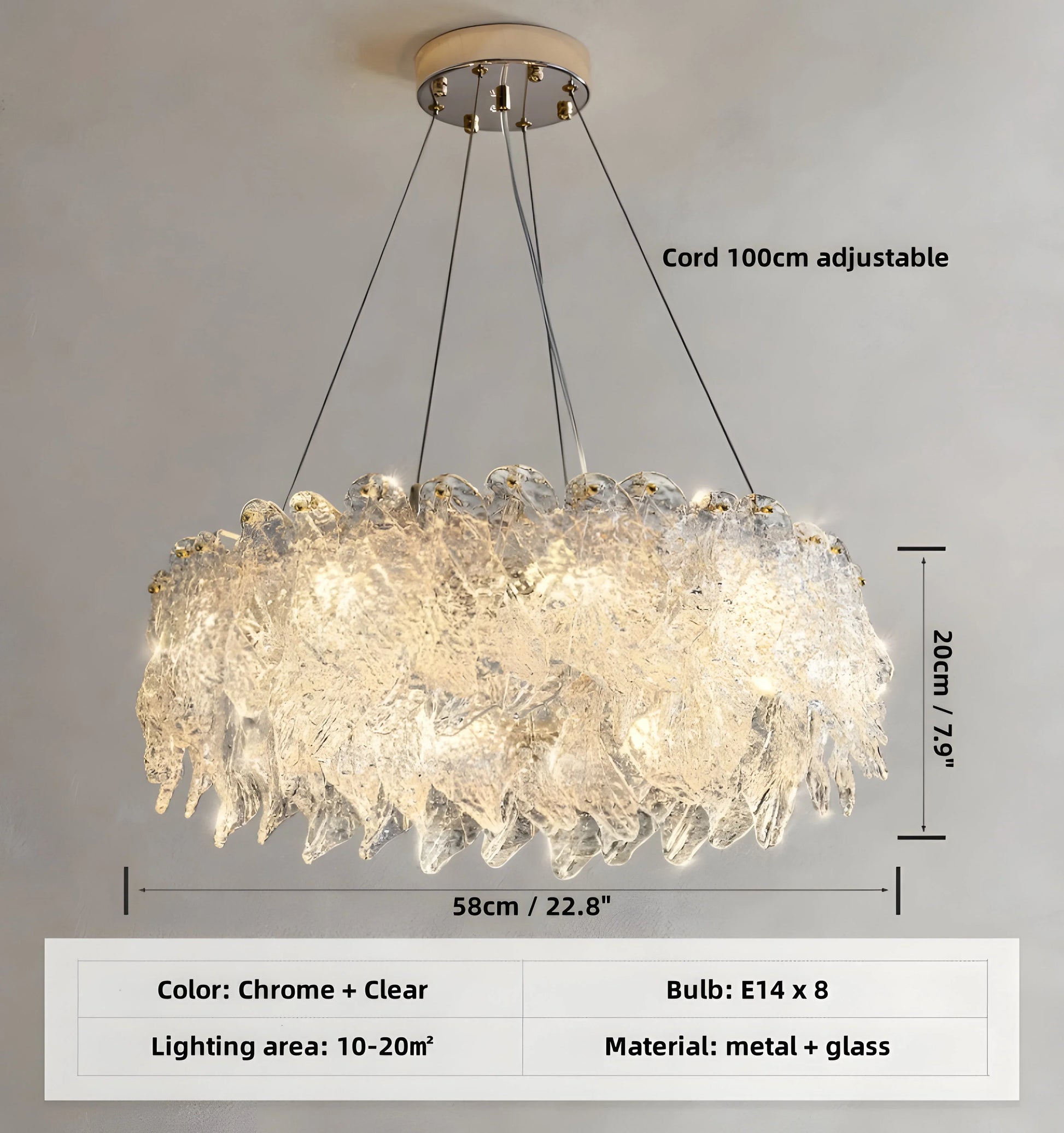 Leaf Vein Chandelier - Auraolight