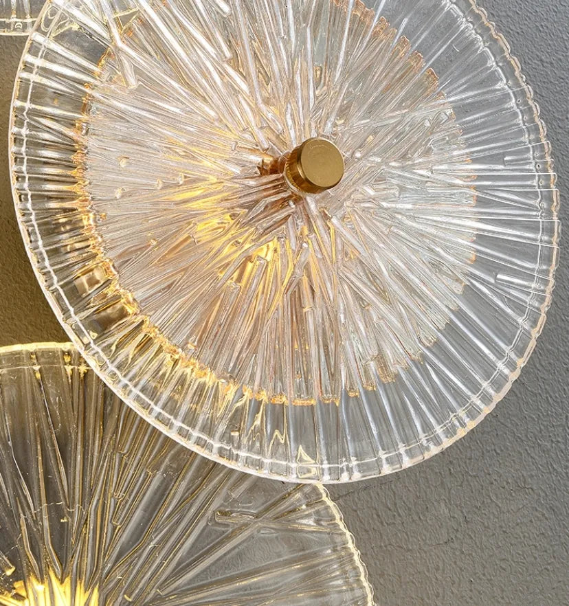Lotus Leaf Glass Wall Lamp - Yiarolight