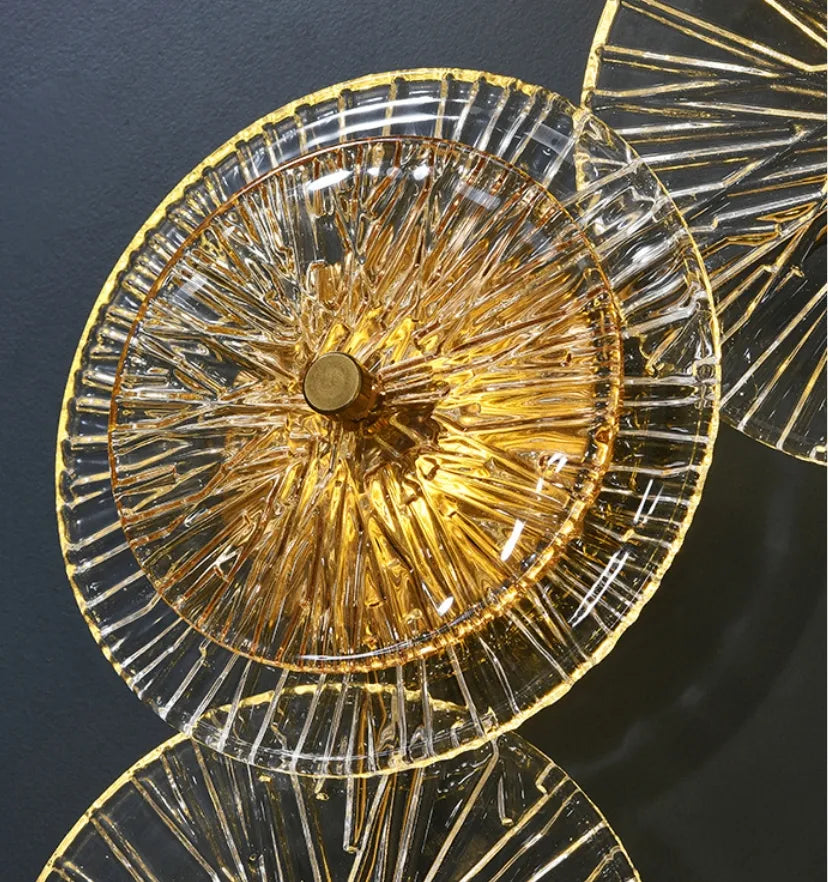 Lotus Leaf Glass Wall Lamp - Yiarolight