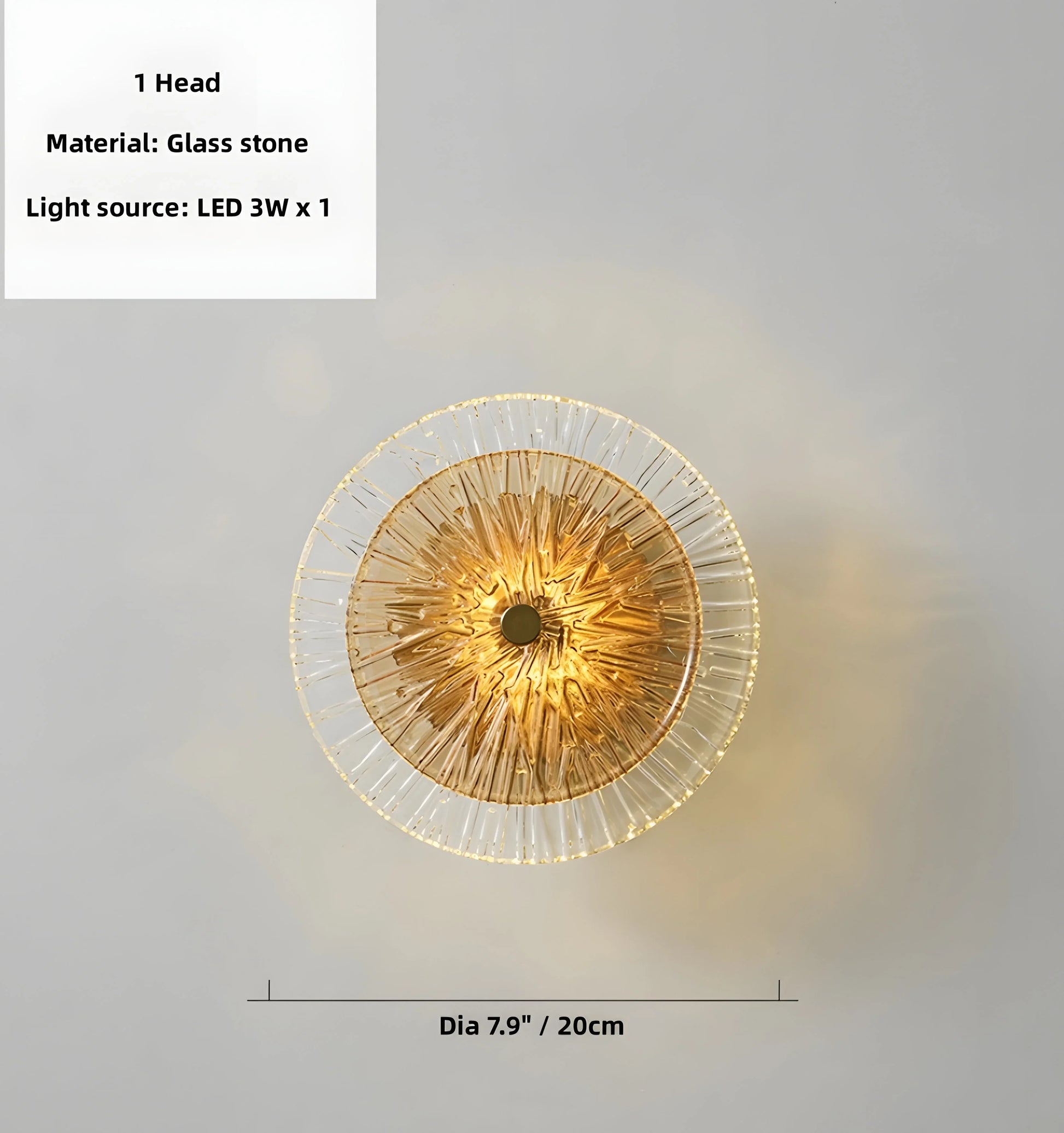 Lotus Leaf Glass Wall Lamp - Yiarolight