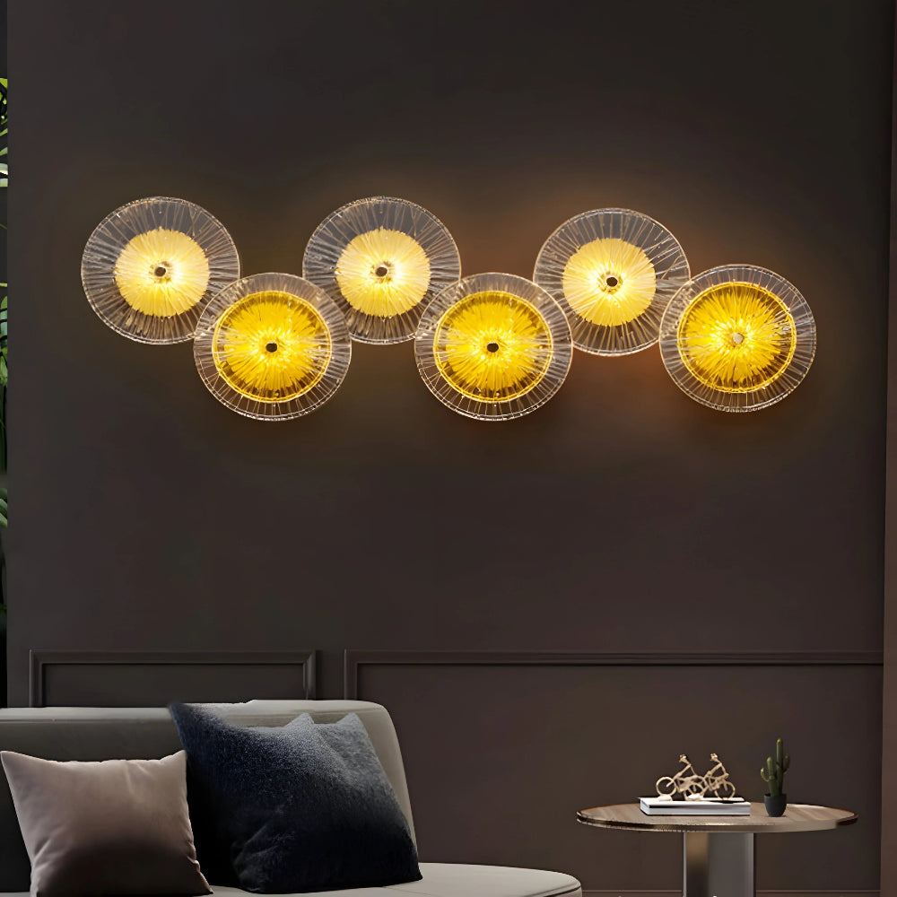 Lotus Leaf Glass Wall Lamp - Yiarolight