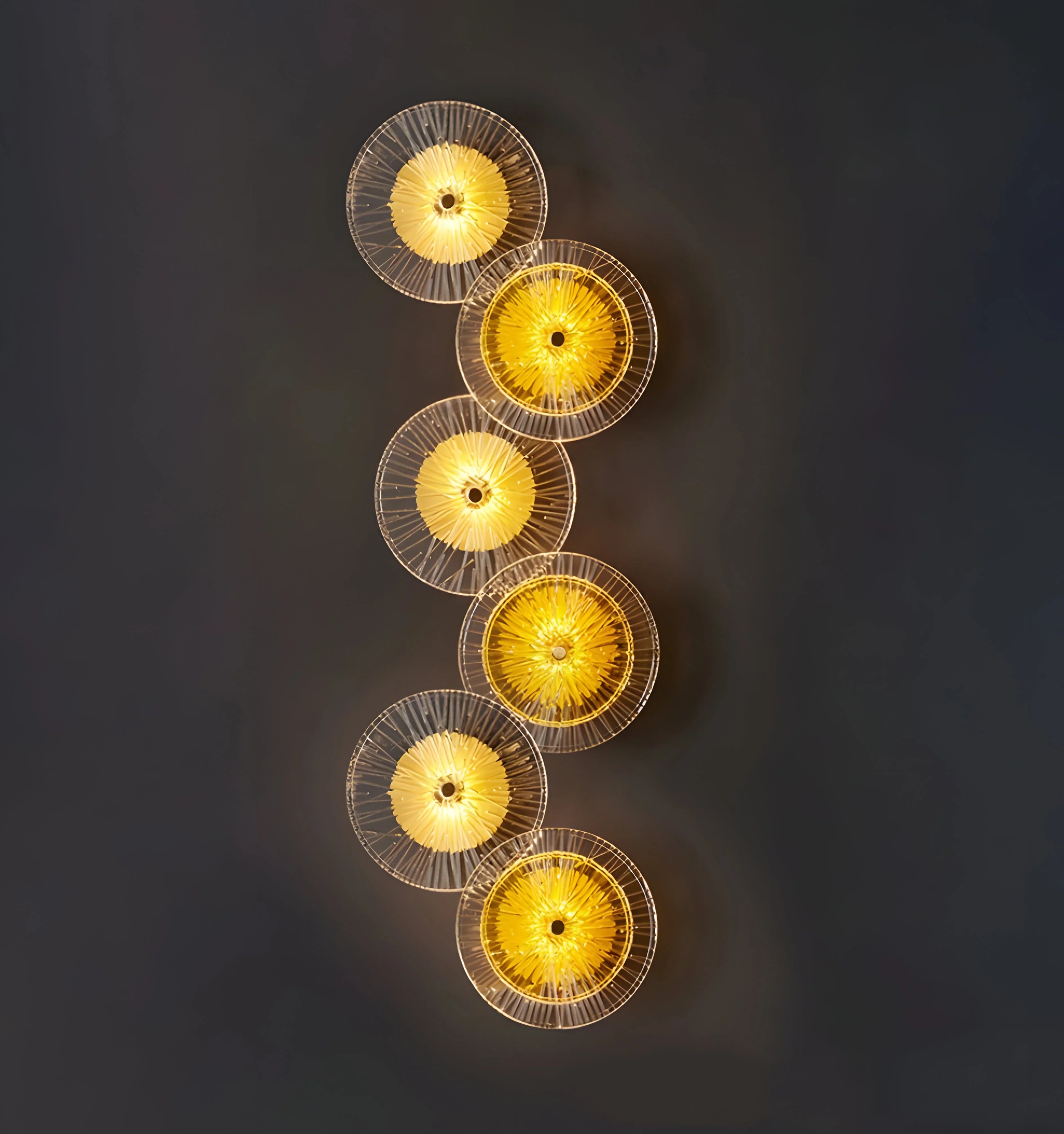 Lotus Leaf Glass Wall Lamp - Yiarolight