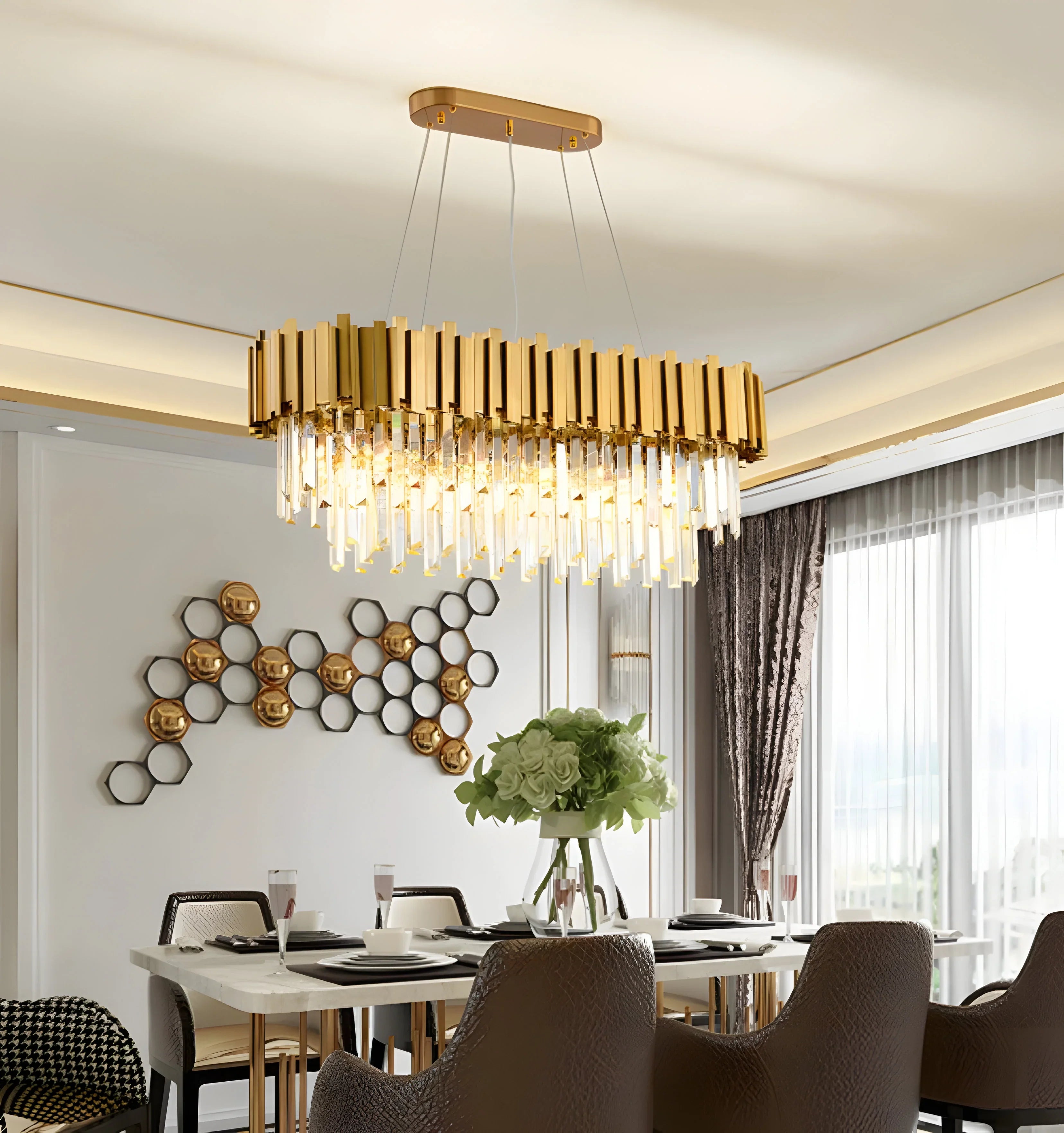 Queen Crystal Chandelier - Auraolight