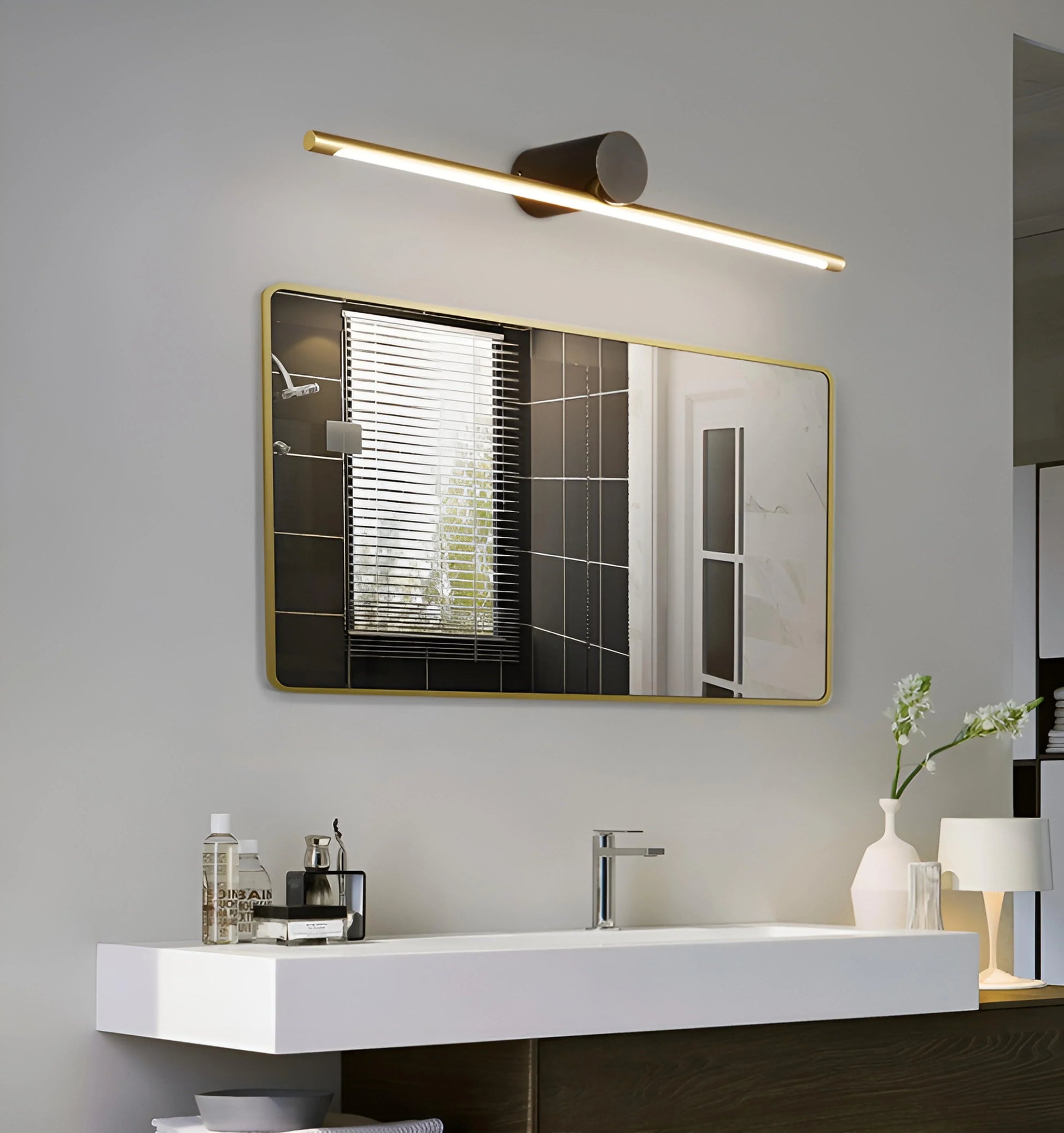 Scandinavian Geometric Vanity Light - Auraolight