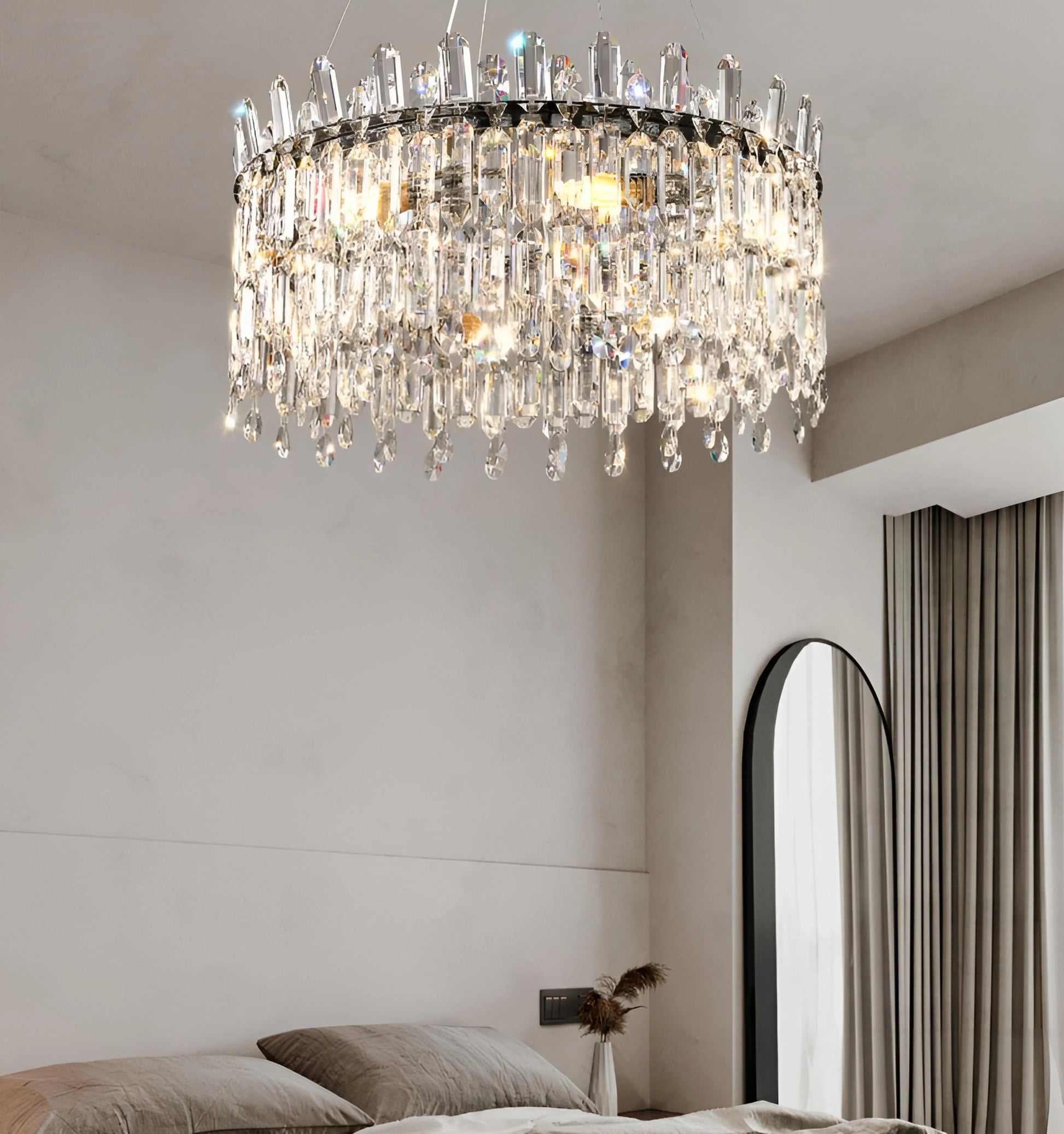 Serena Crystal Chandelier - Auraolight