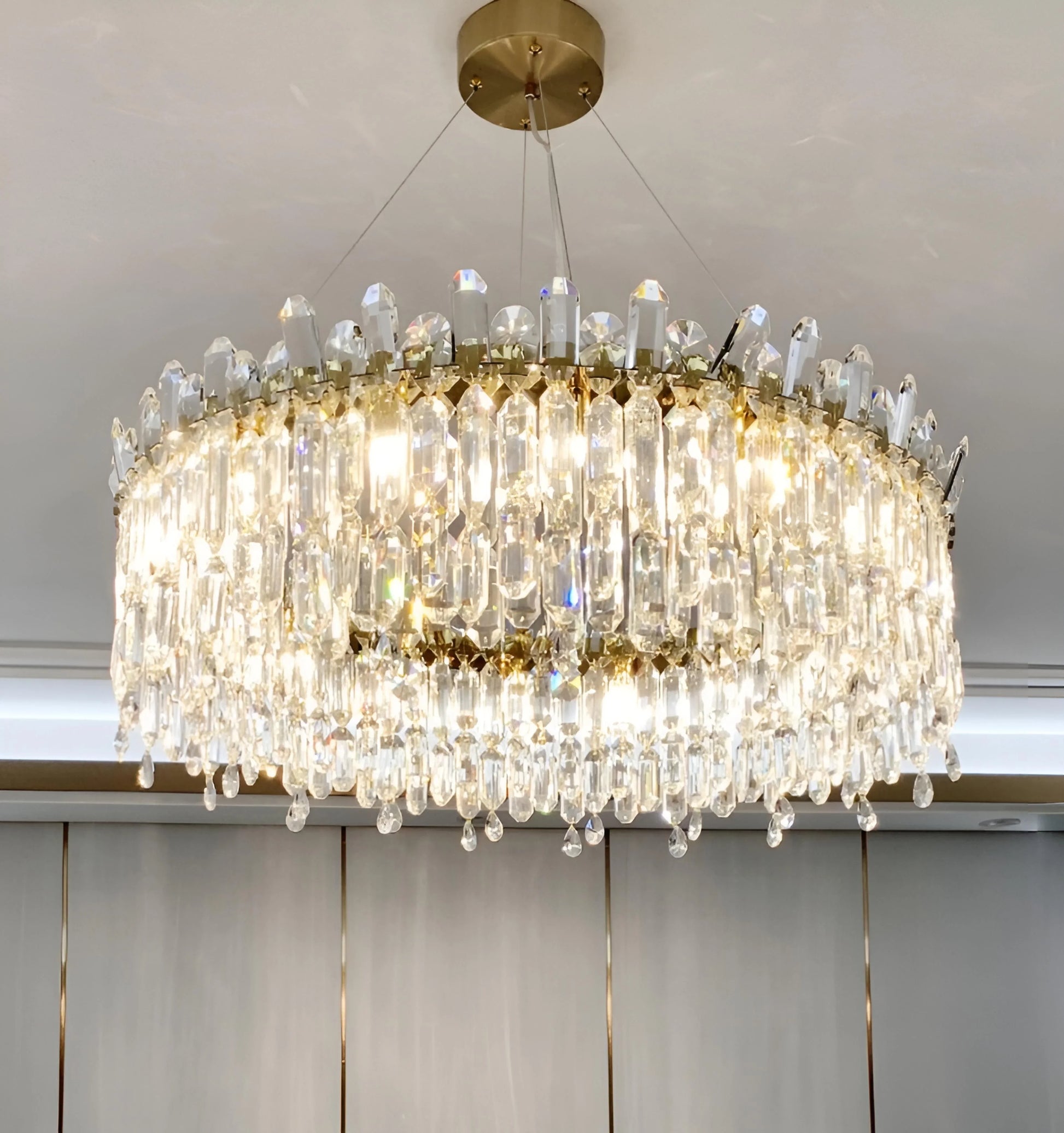 Serena Crystal Chandelier - Auraolight