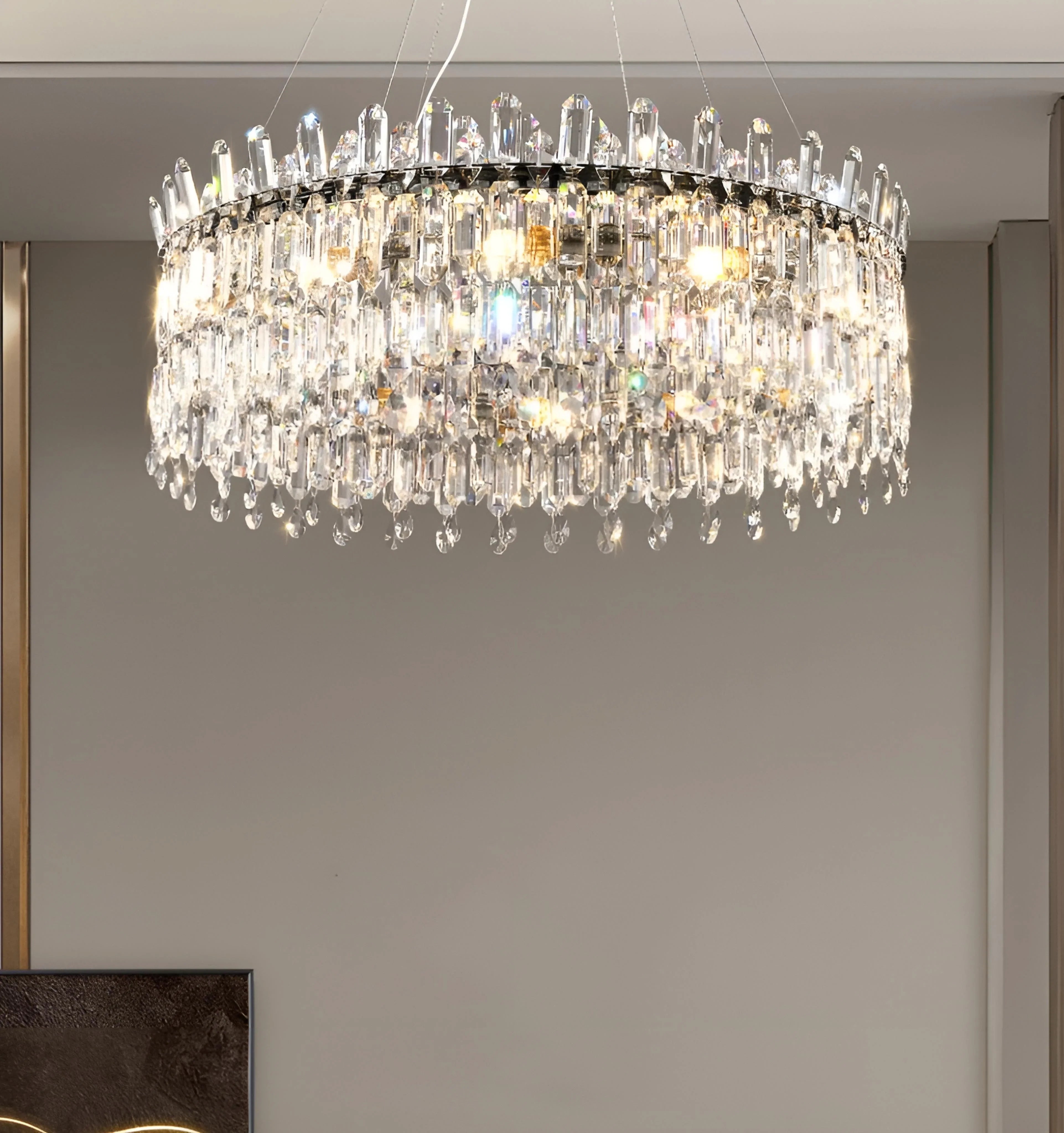 Serena Crystal Chandelier - Auraolight