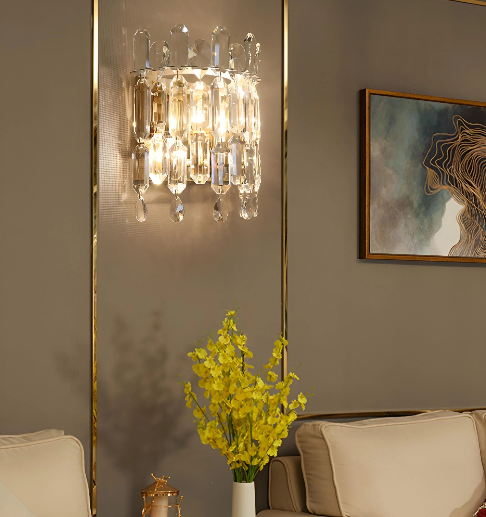 Serena Crystal Wall Lamp - Auraolight