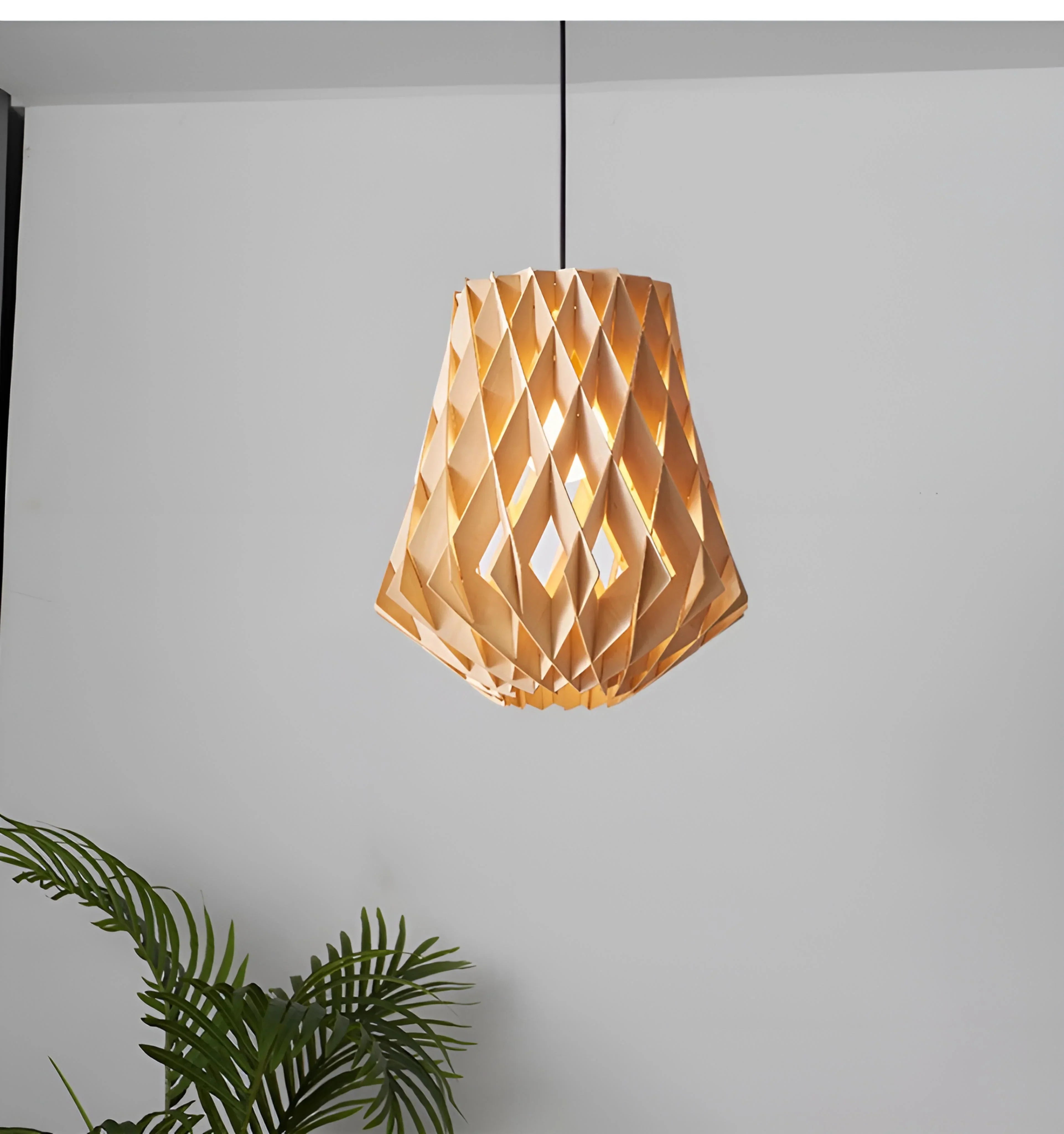 Soreluna Wood Pendant Light - Auraolight